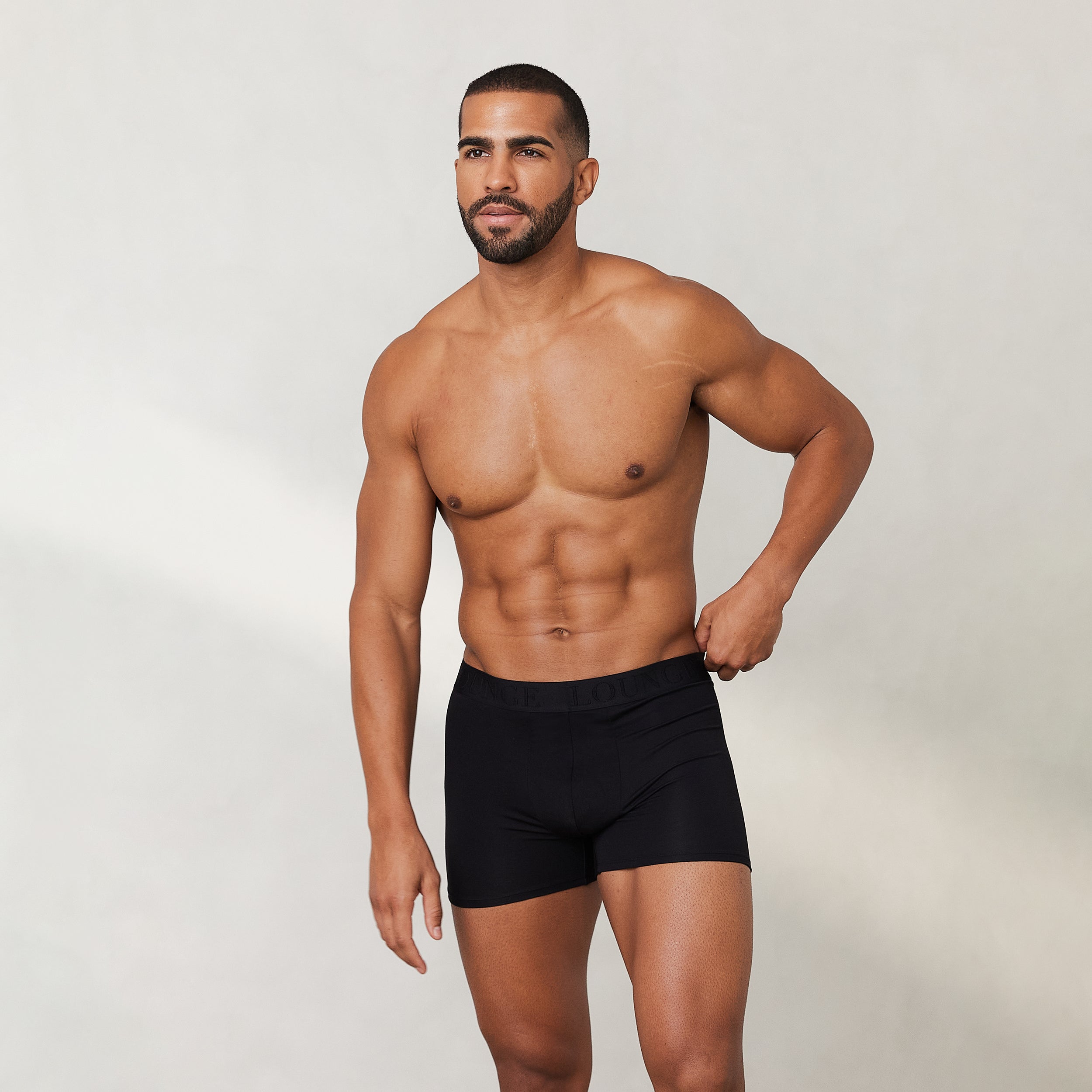Men's Luxe Boxers (3 Pack) - Black – Lounge Underwear