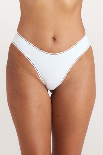 Comfort Brazilian Briefs - White