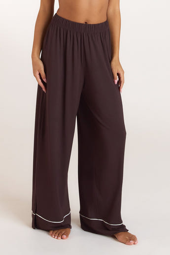 Modal Pajama Pants - Dark Chocolate