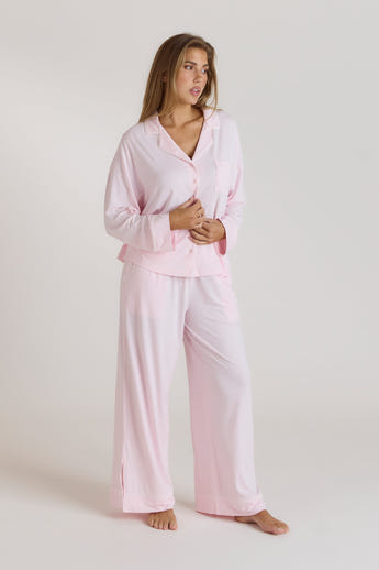Modal Pajama Pants - Pink alternate