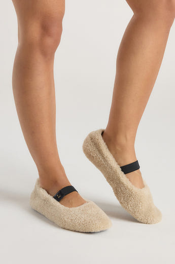 Allegra Ballet Flats - Natural