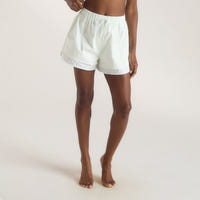Bloom & Stripe Pajama Shorts - Sage