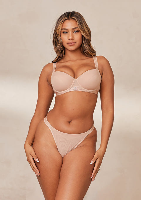 Moulded Wirefree Bra; Style: Y125FT - Taupe