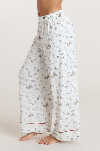 Alpine Dreams Pajama Bottoms - Ski Print alternate
