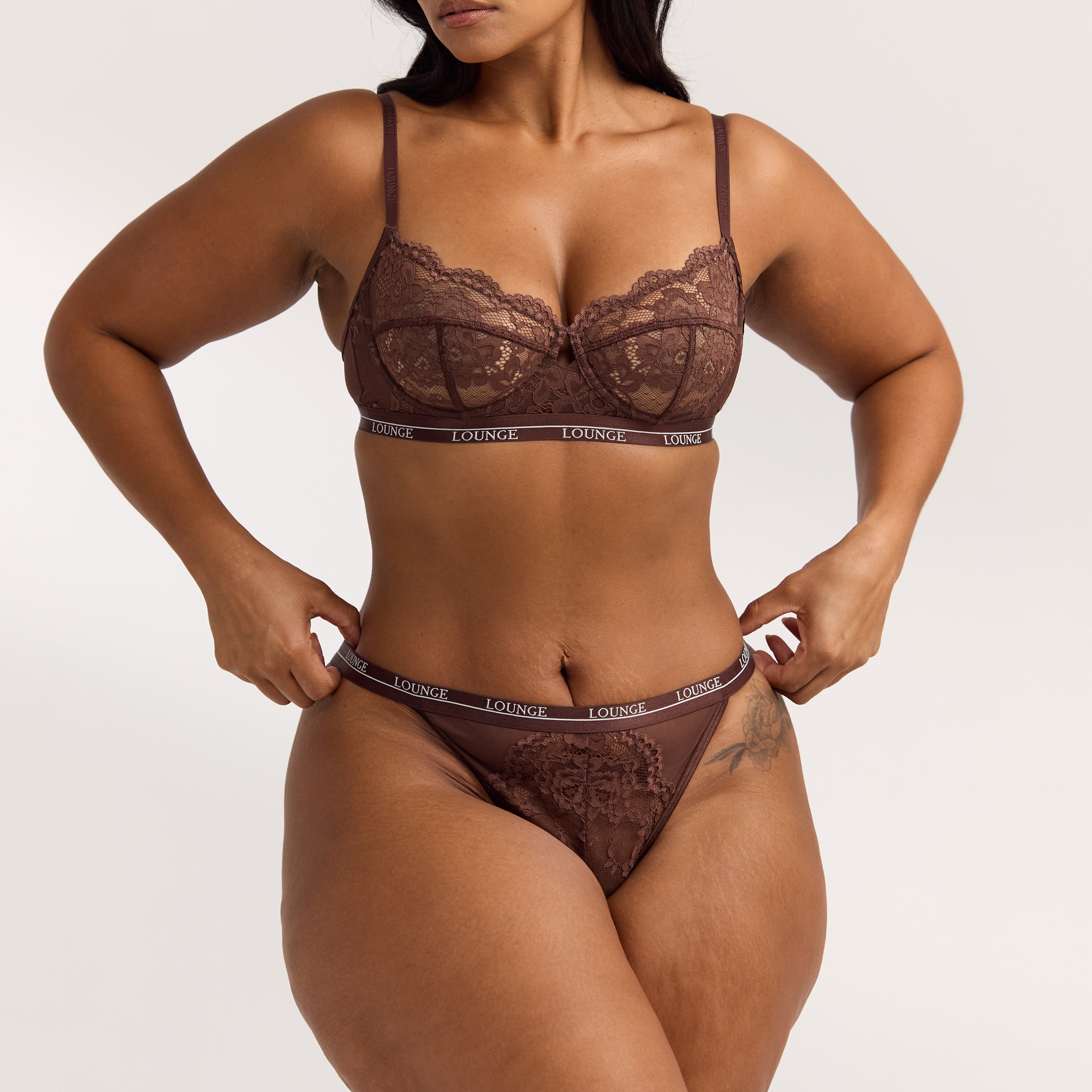 Blossom Balcony Bra | Blossom Balcony Bra  - Brunette