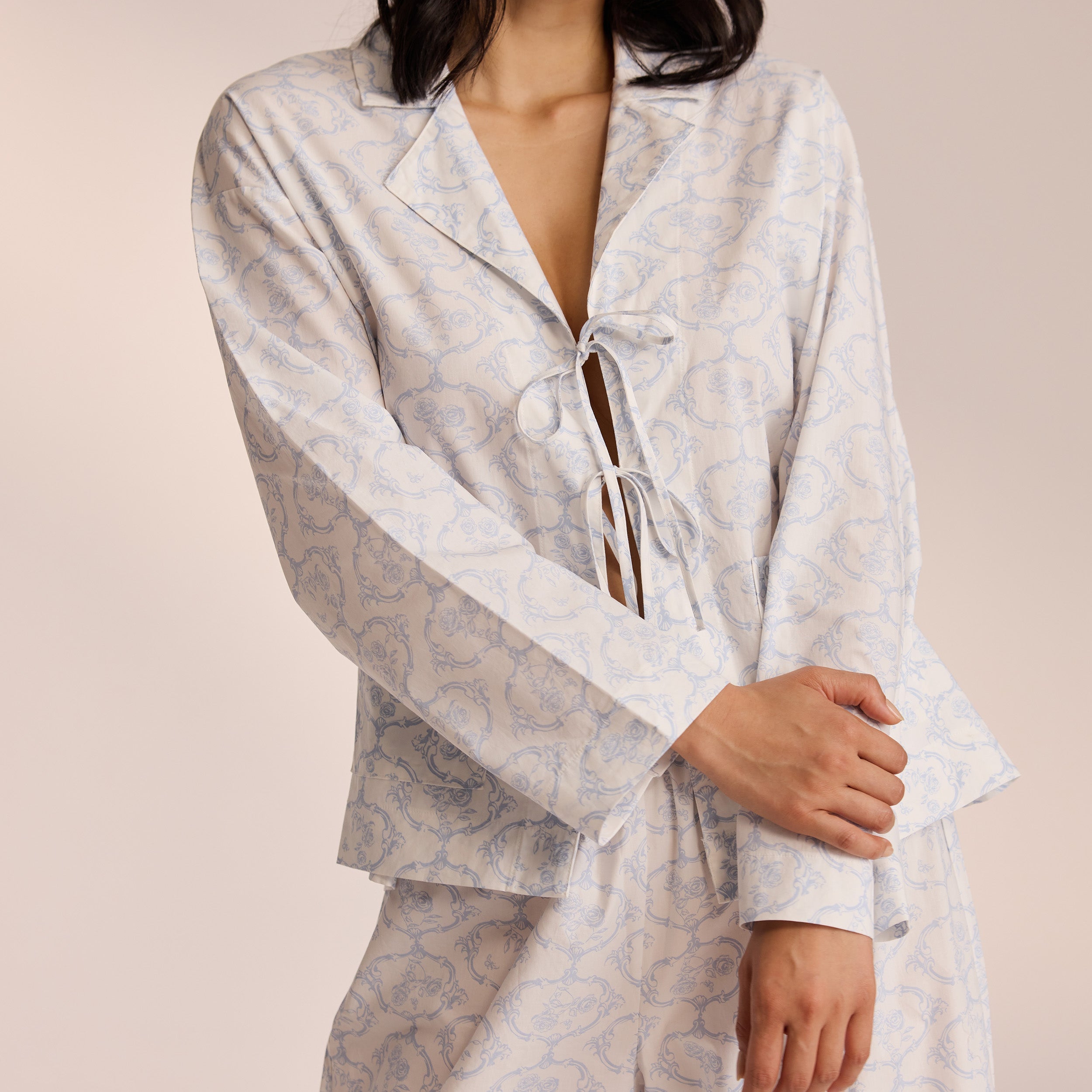 Cotton Pajama Shirt  | Miki, S