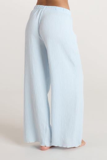 Crinkle Pajama Pants - Blue alternate
