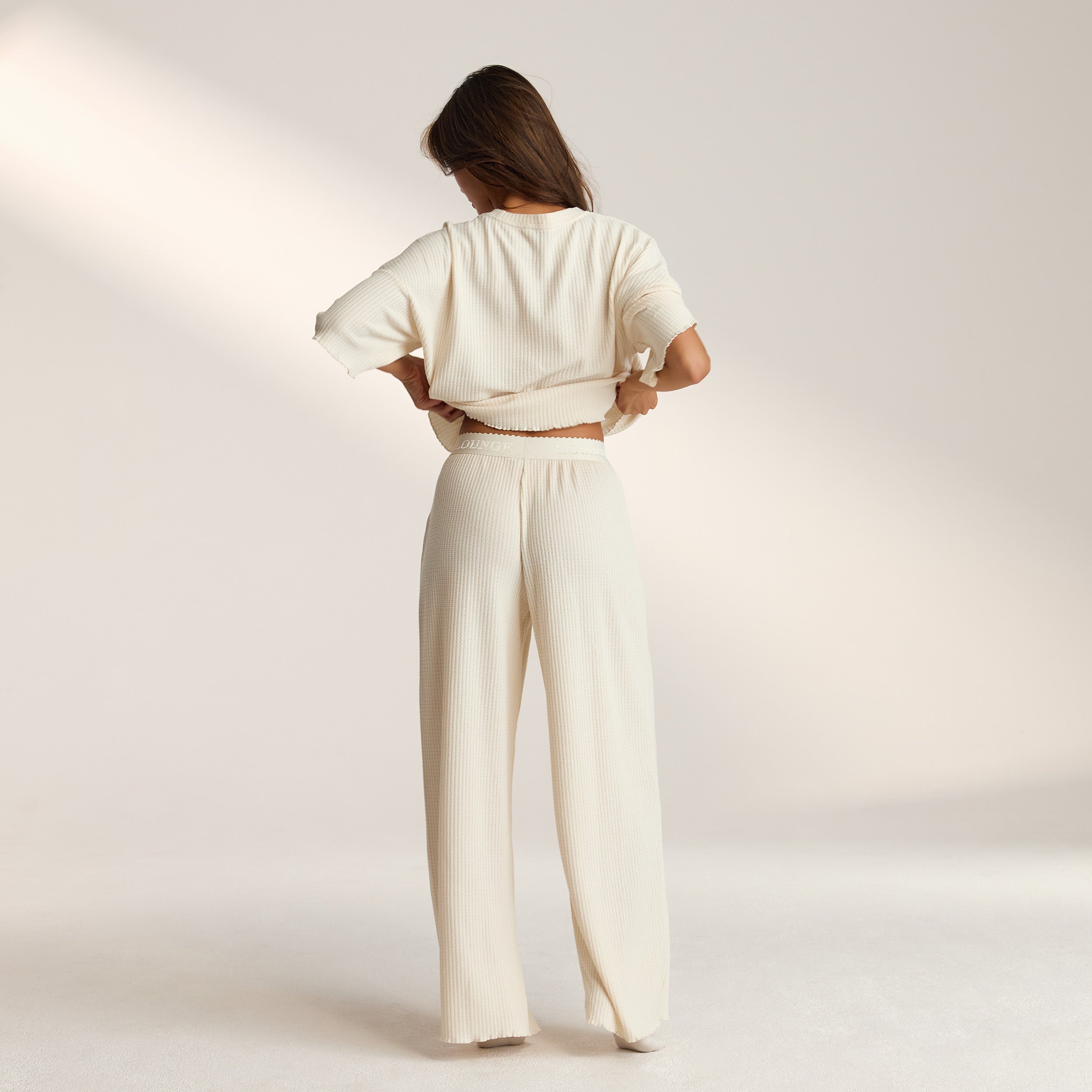 Soft Waffle Pajama Pants  | Leidy, XS