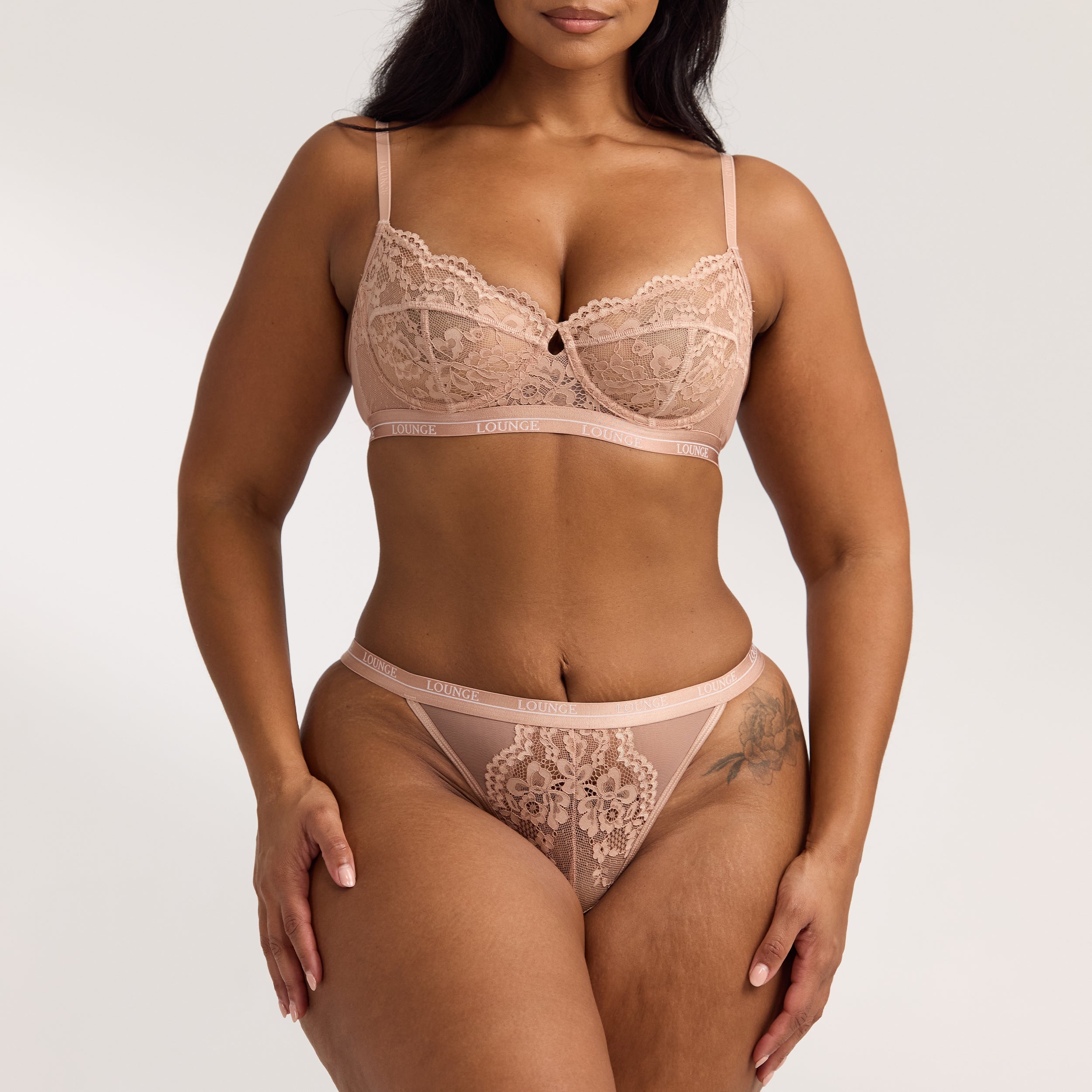 Blossom Balcony Bra | Blossom Balcony Bra  - Dusty Rose
