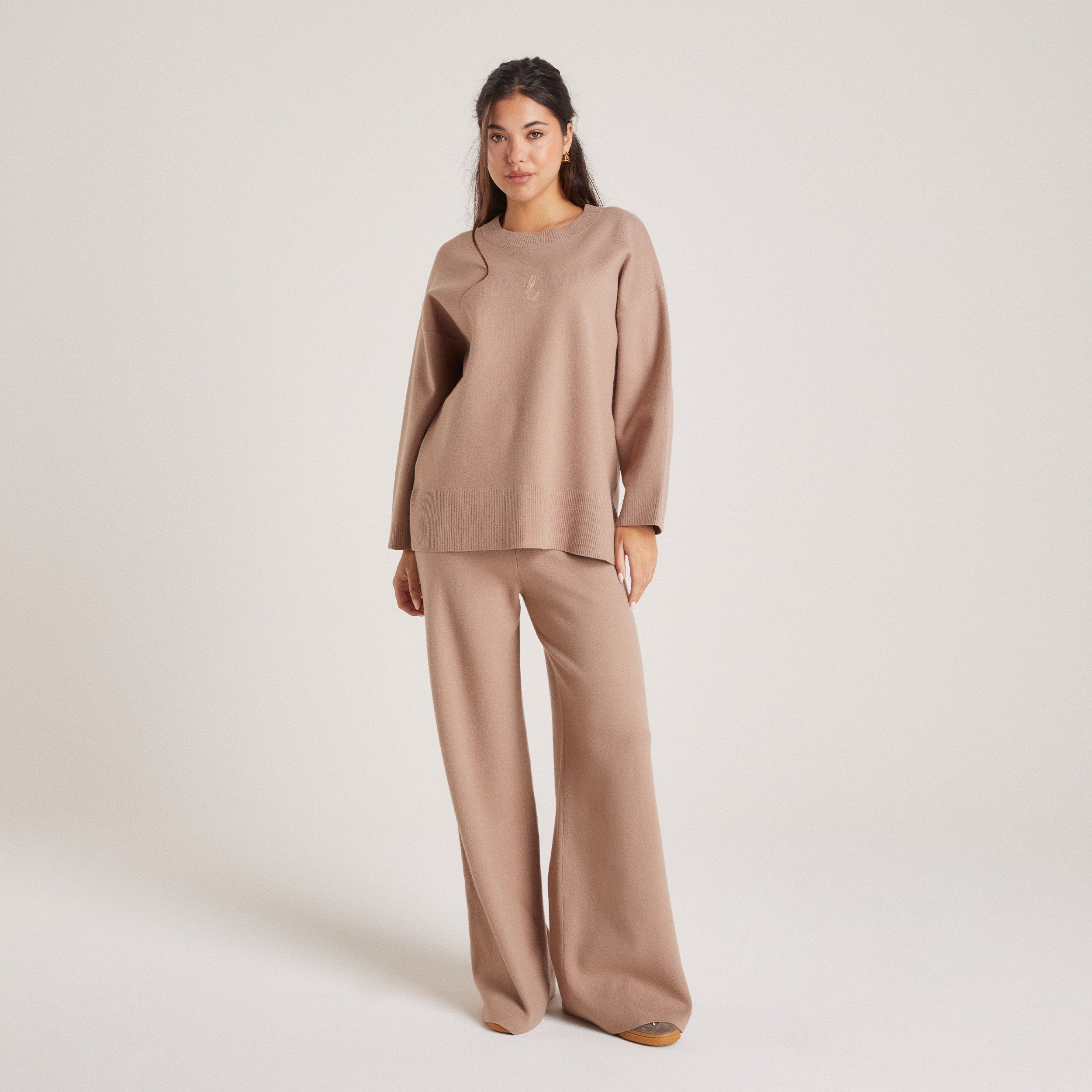 Knitted Pants | Knitted Pants - Mink