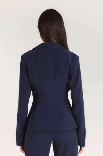 Multiway Fitted Blazer - Navy alternate