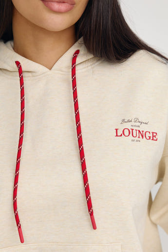 Oversized Hoodie - Oat Marl