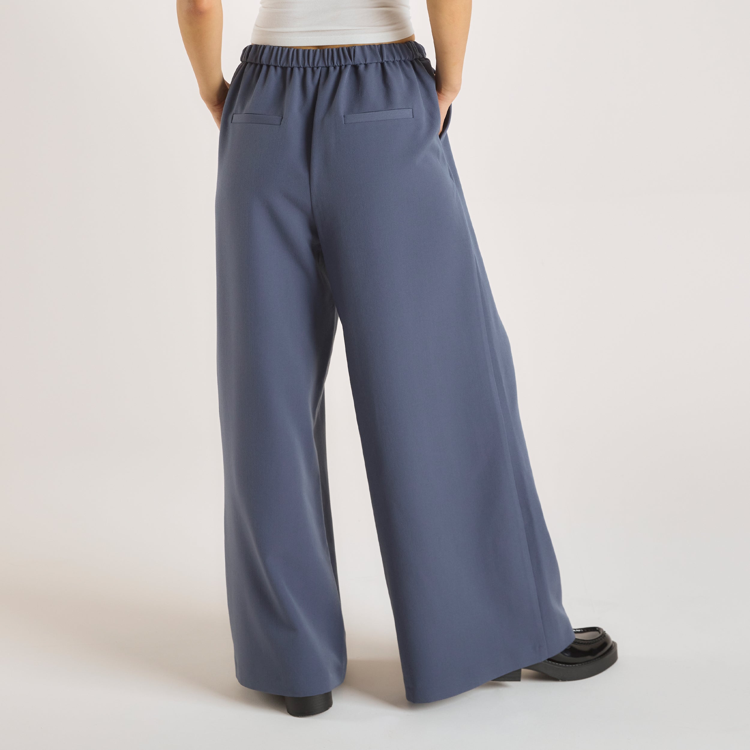 Relaxed-Fit Tailored Pants  | Relaxed-Fit Tailored Pants - Blue