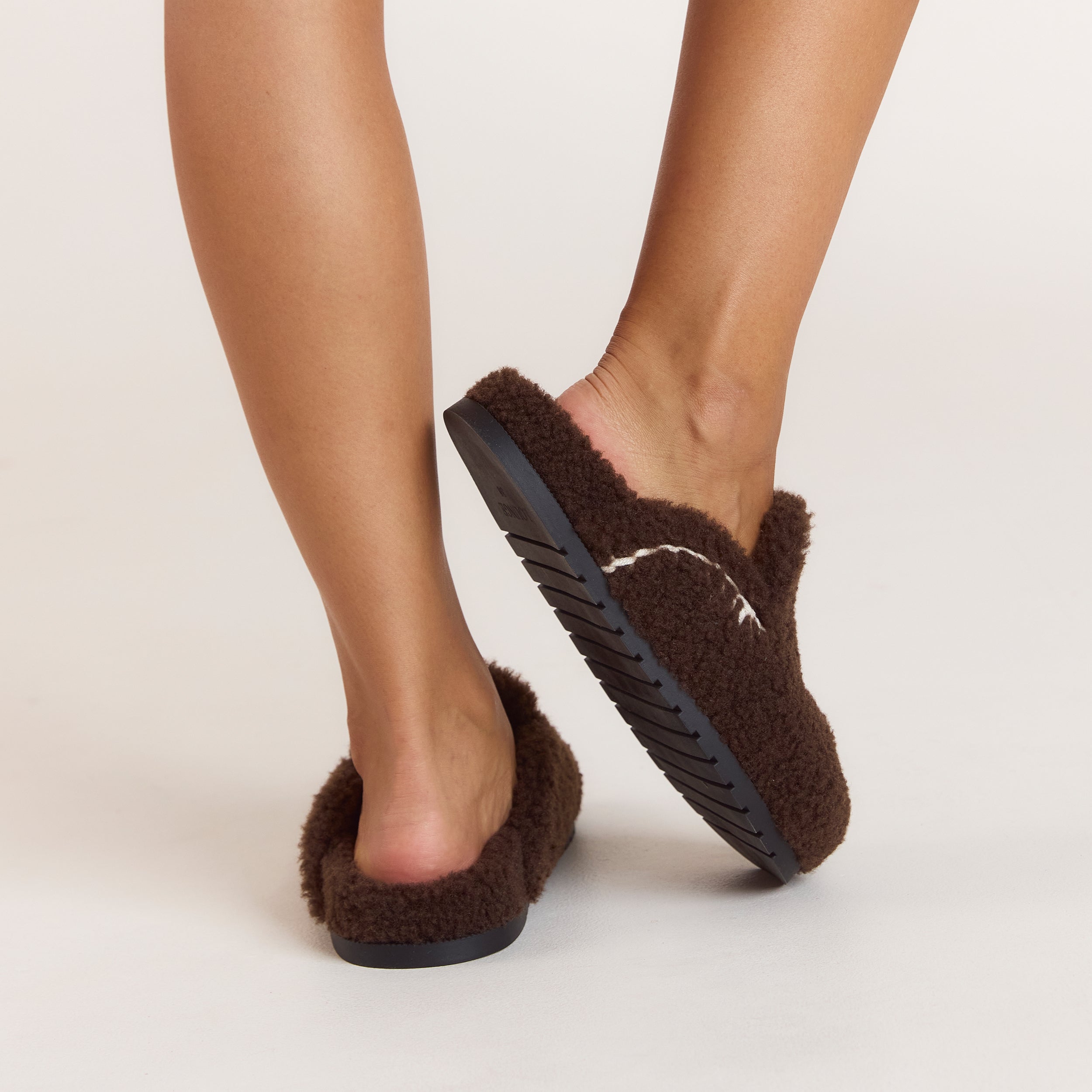 Anya Mule Slippers - Chocolate alternate
