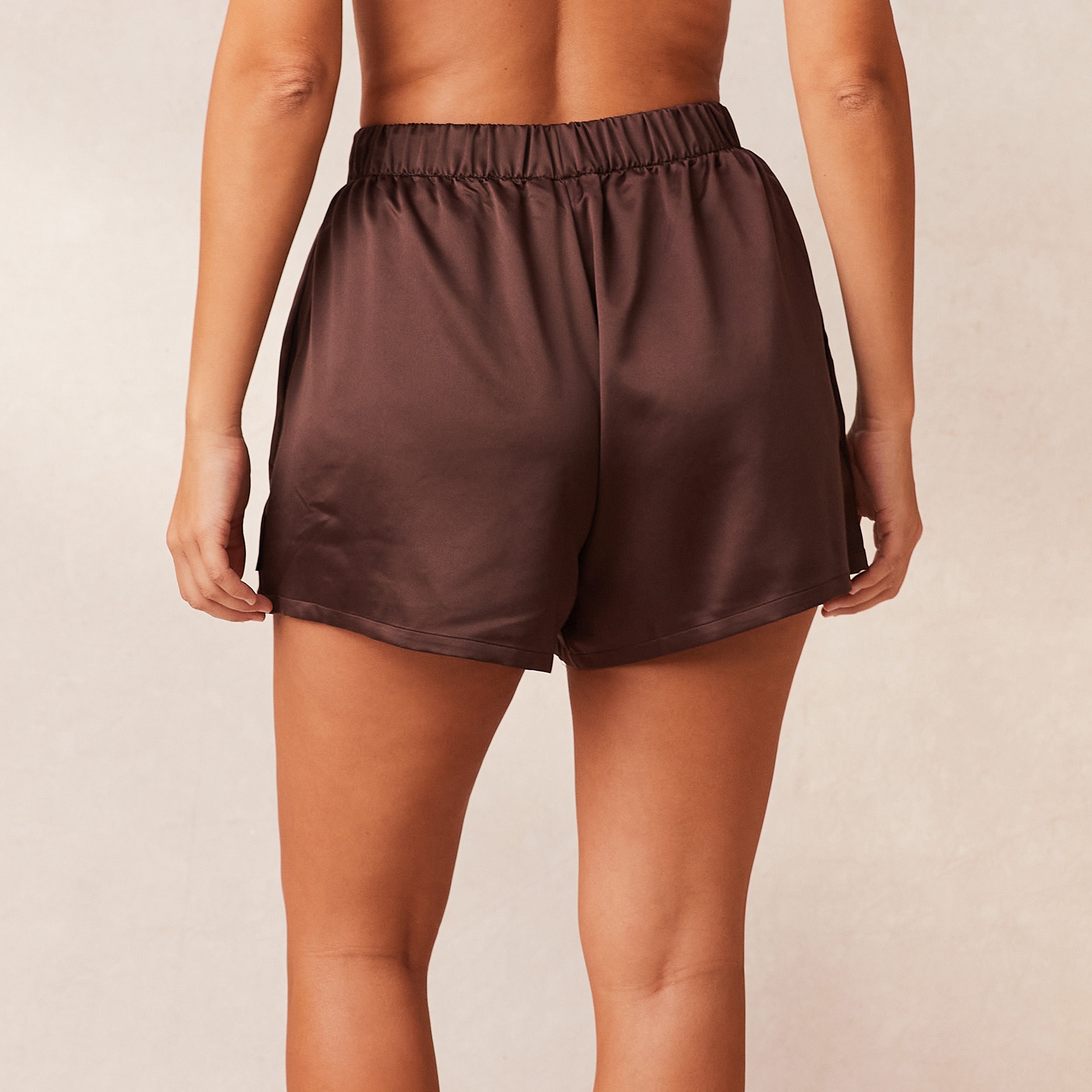 Classic Satin Pajama Shorts  | Samaria, S