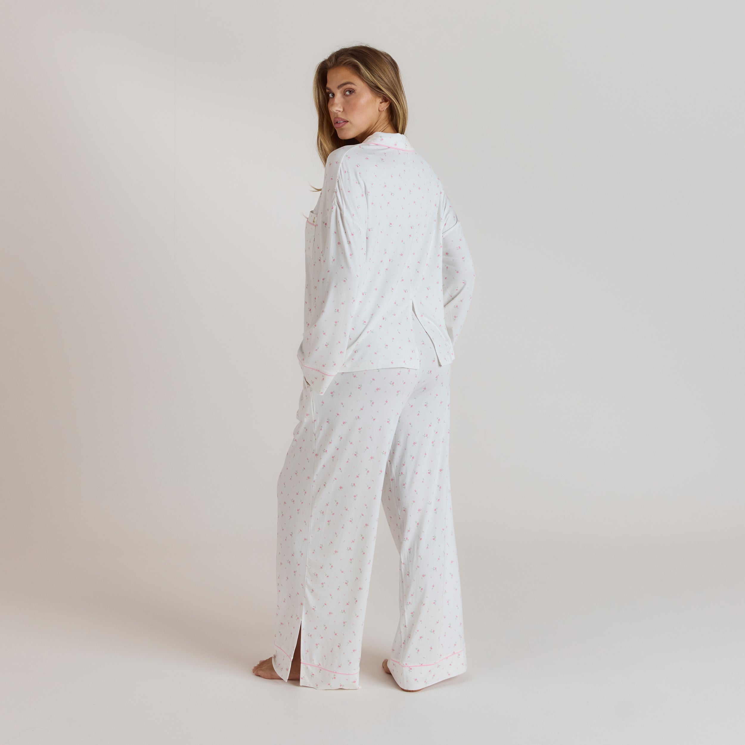 Modal Pyjama Pants | Modal Pajama Pants - Floral Print