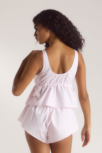 Bloom & Stripe Cami Pajama Top - Pink alternate