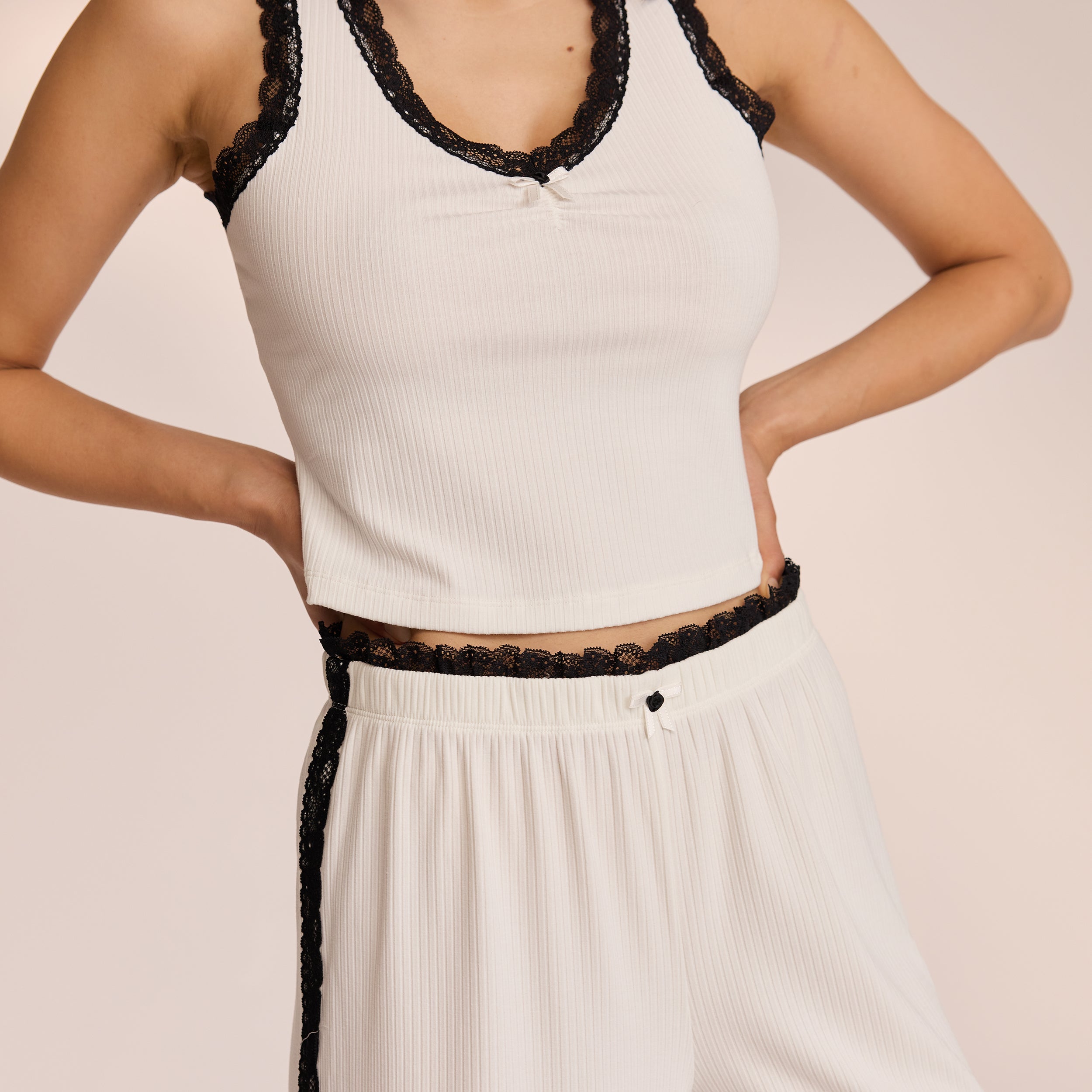 Lace Pajama Pants  | Miki, S