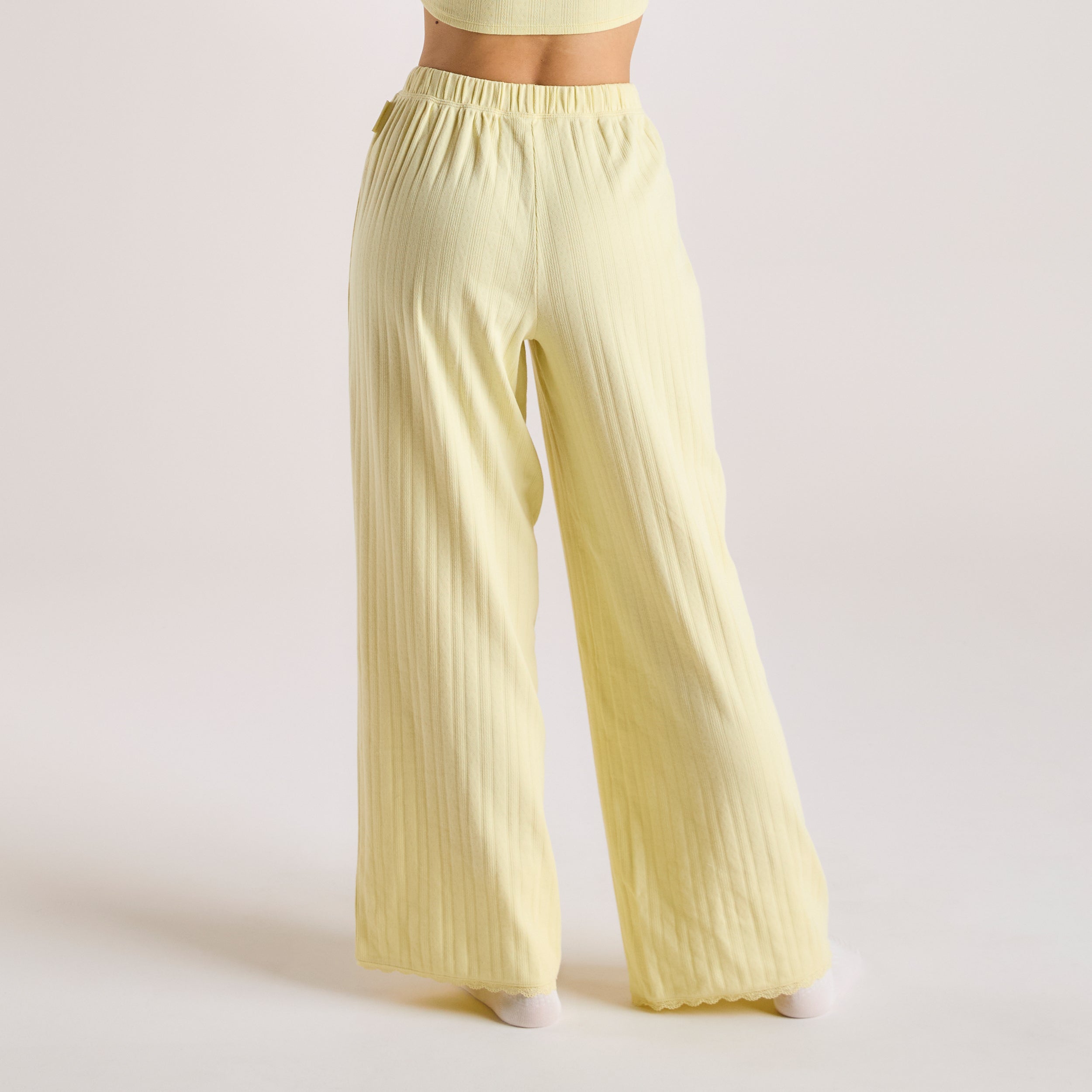 Pointelle Pajama Pants | Pointelle Pajama Pants - Buttercup Yellow