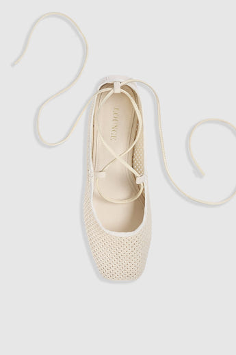Athena Ballet Flats - Off White alternate