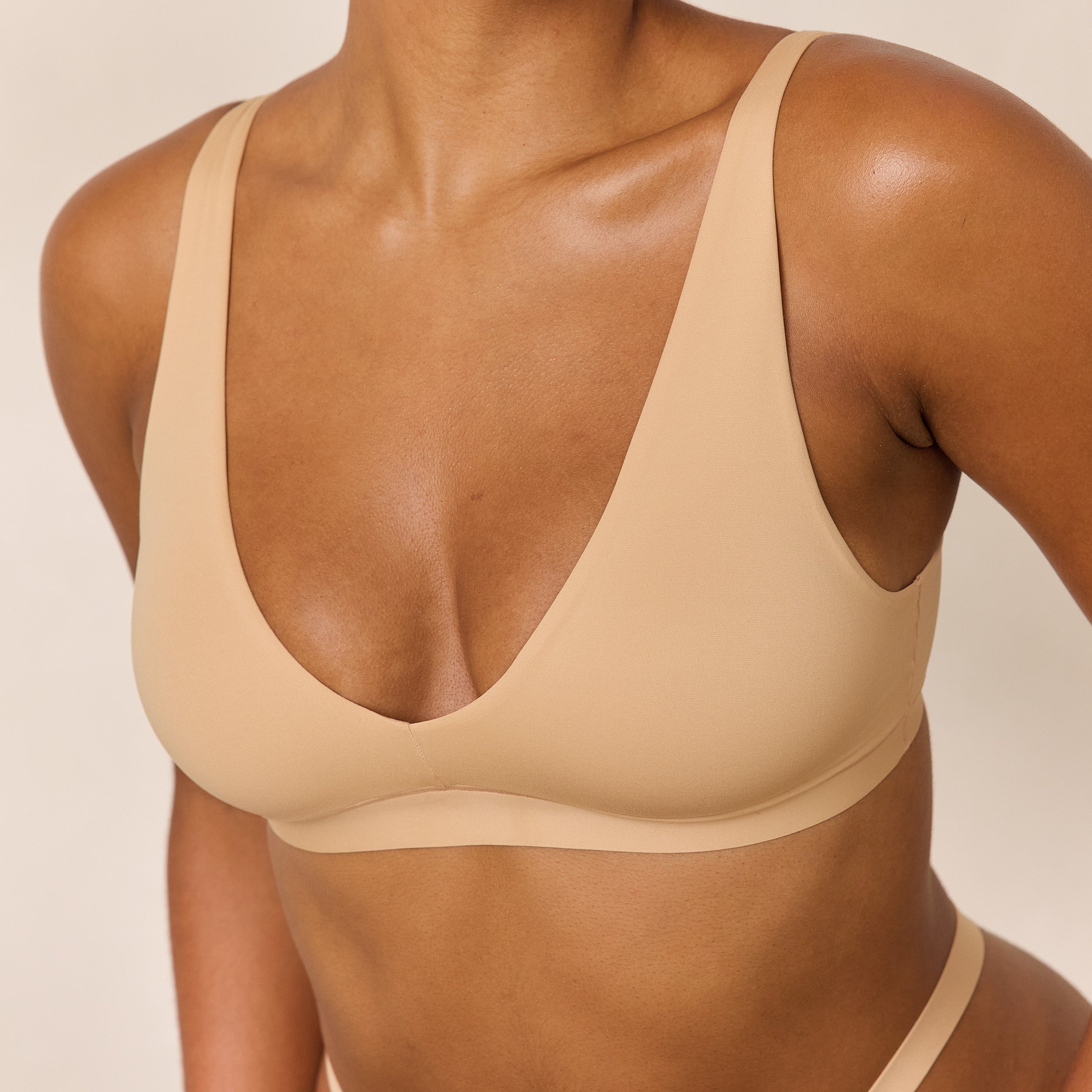 Everyday Comfort Triangle Bra | Amber, M/L