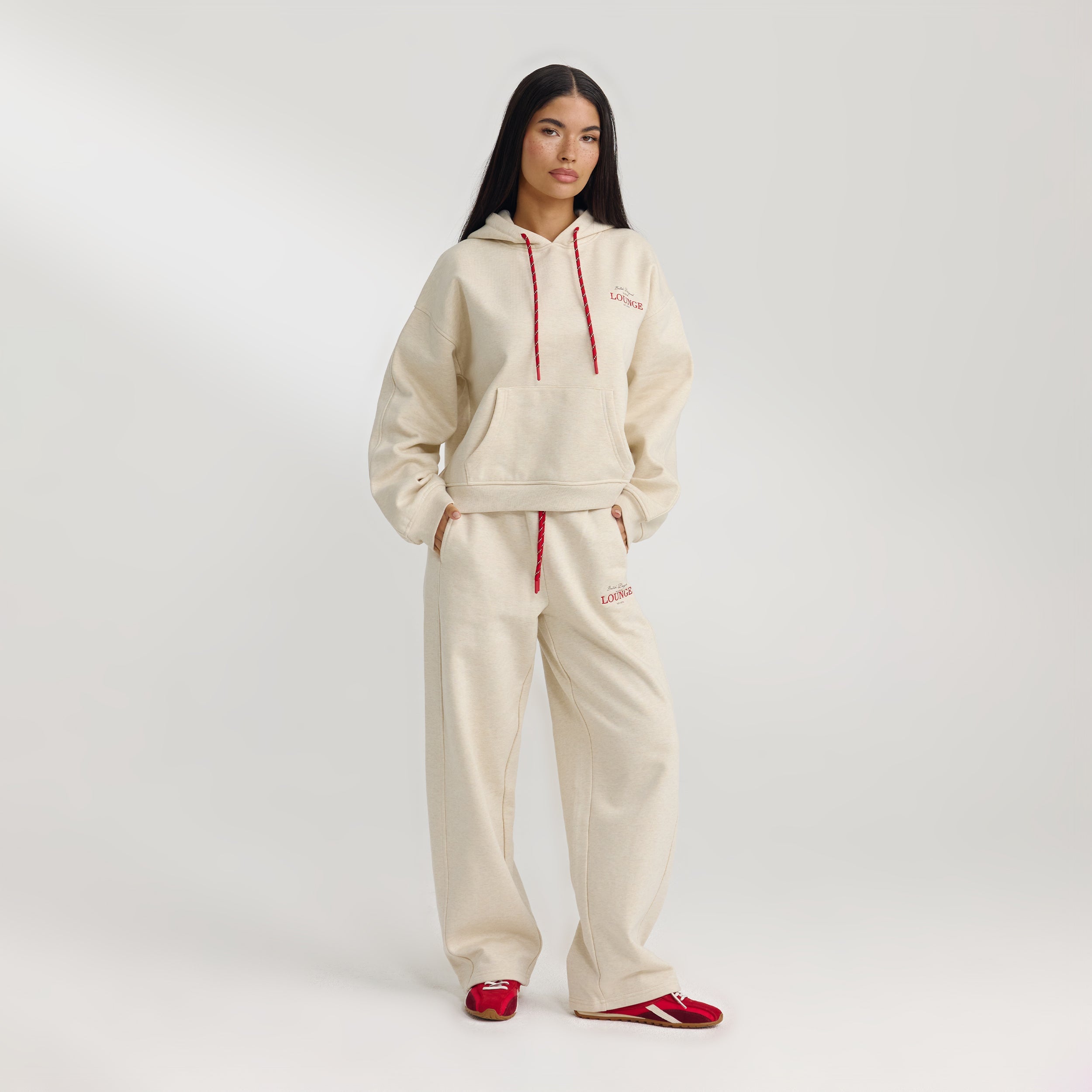 Oversized Hoodie | Oversized Hoodie - Oat Marl