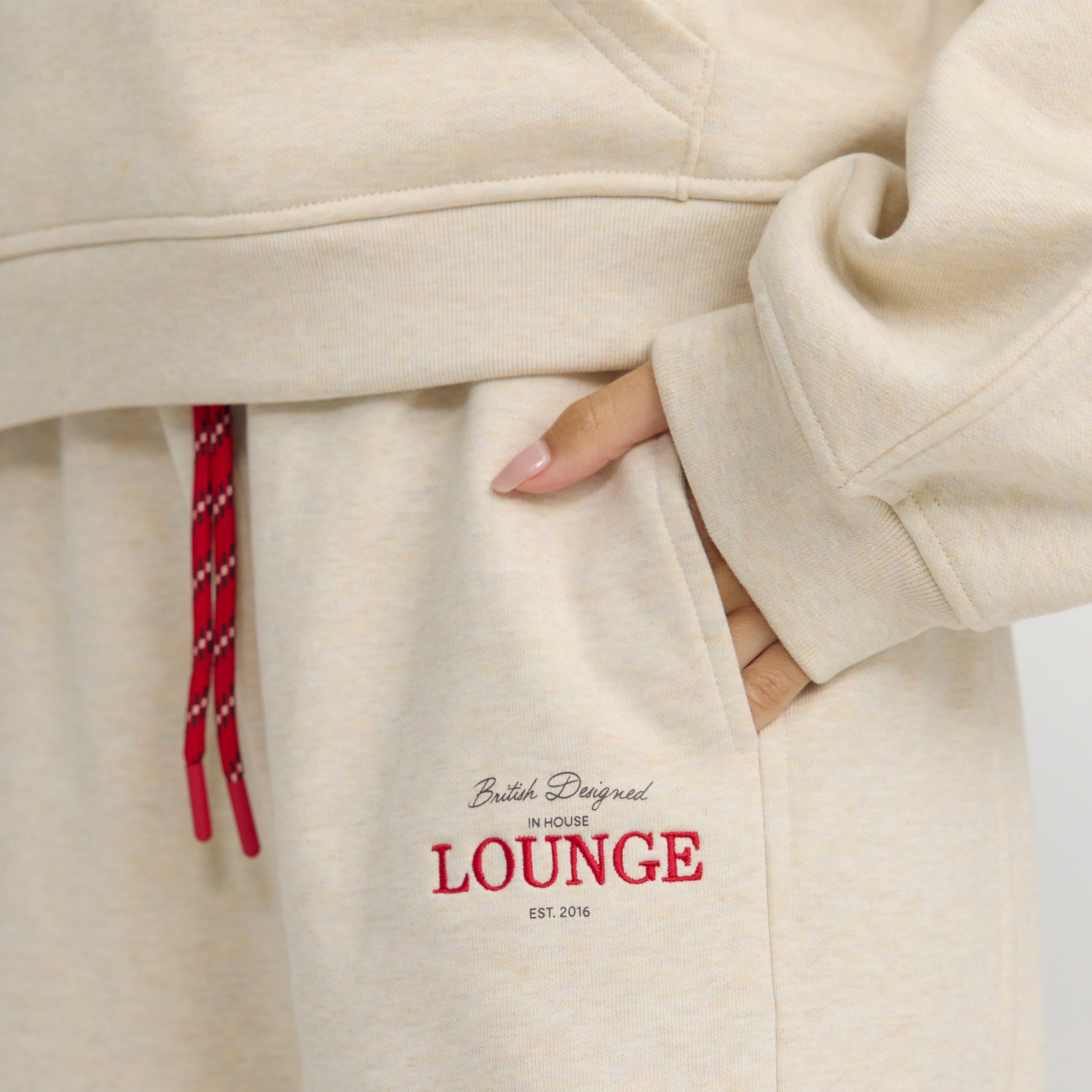 Straight-Leg Sweatpants - Oat Marl alternate