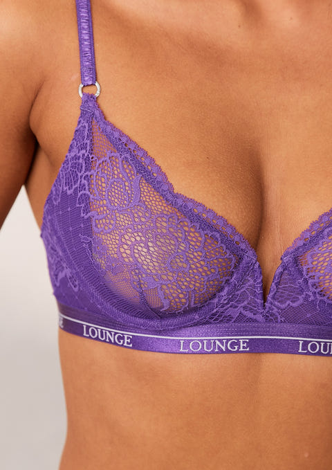 Royal Balcony Bra - Purple – Lounge Underwear