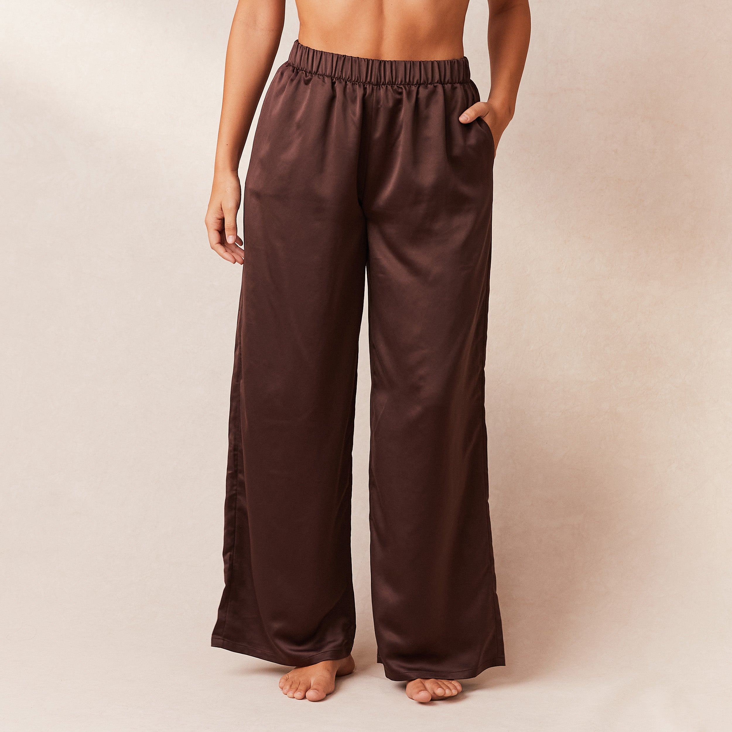 Classic Satin Pajama Pants | Samaria, S