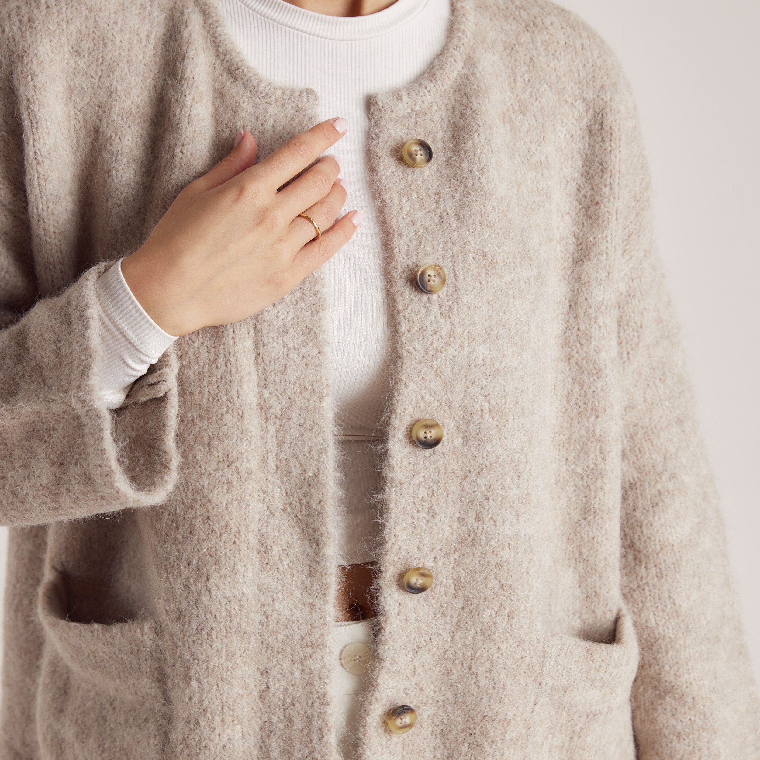 Alpaca Blend Jacket | Nicola, S