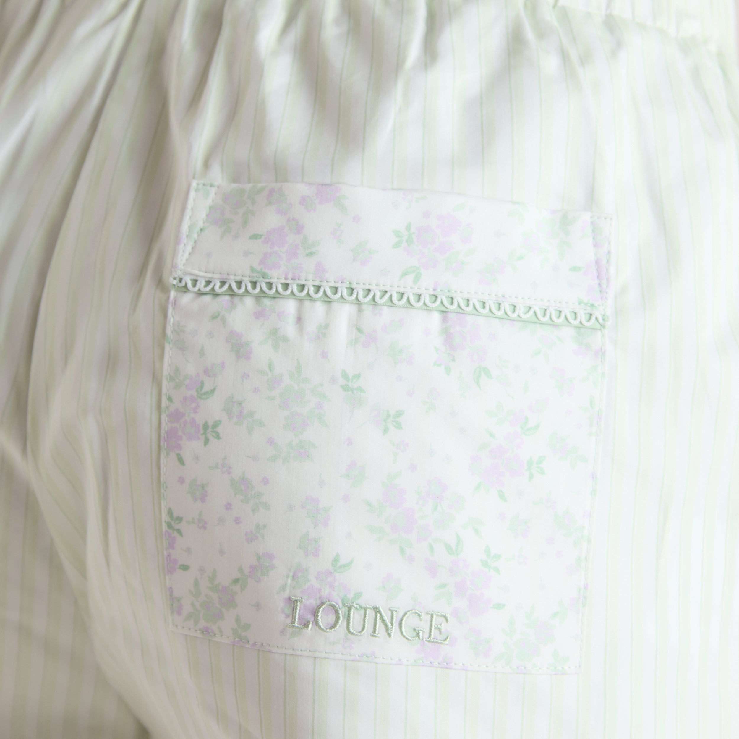 Bloom & Stripe Pajama Shorts | Bloom & Stripe Pajama Shorts - Sage