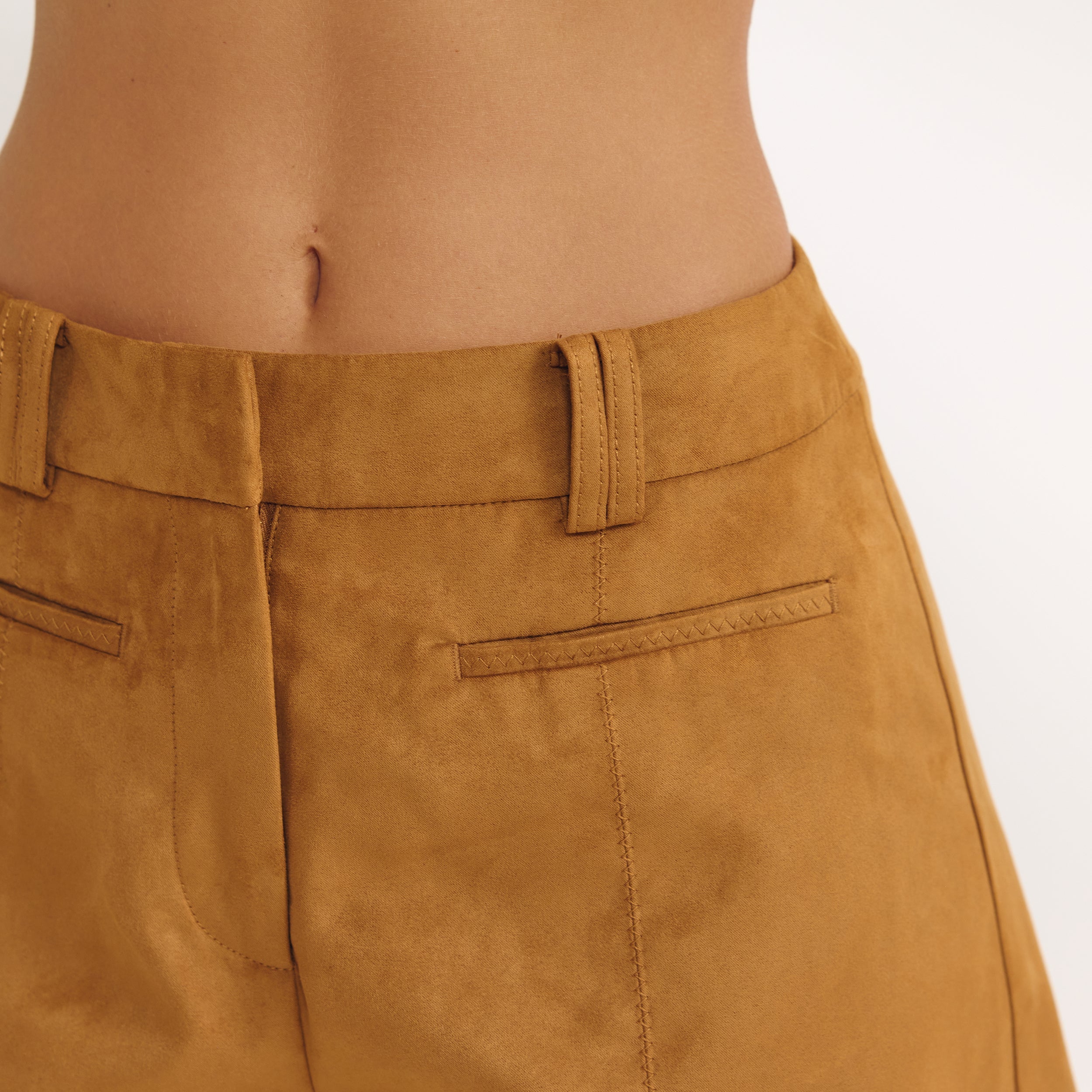 Suedette Shorts | Suedette Shorts - Tan