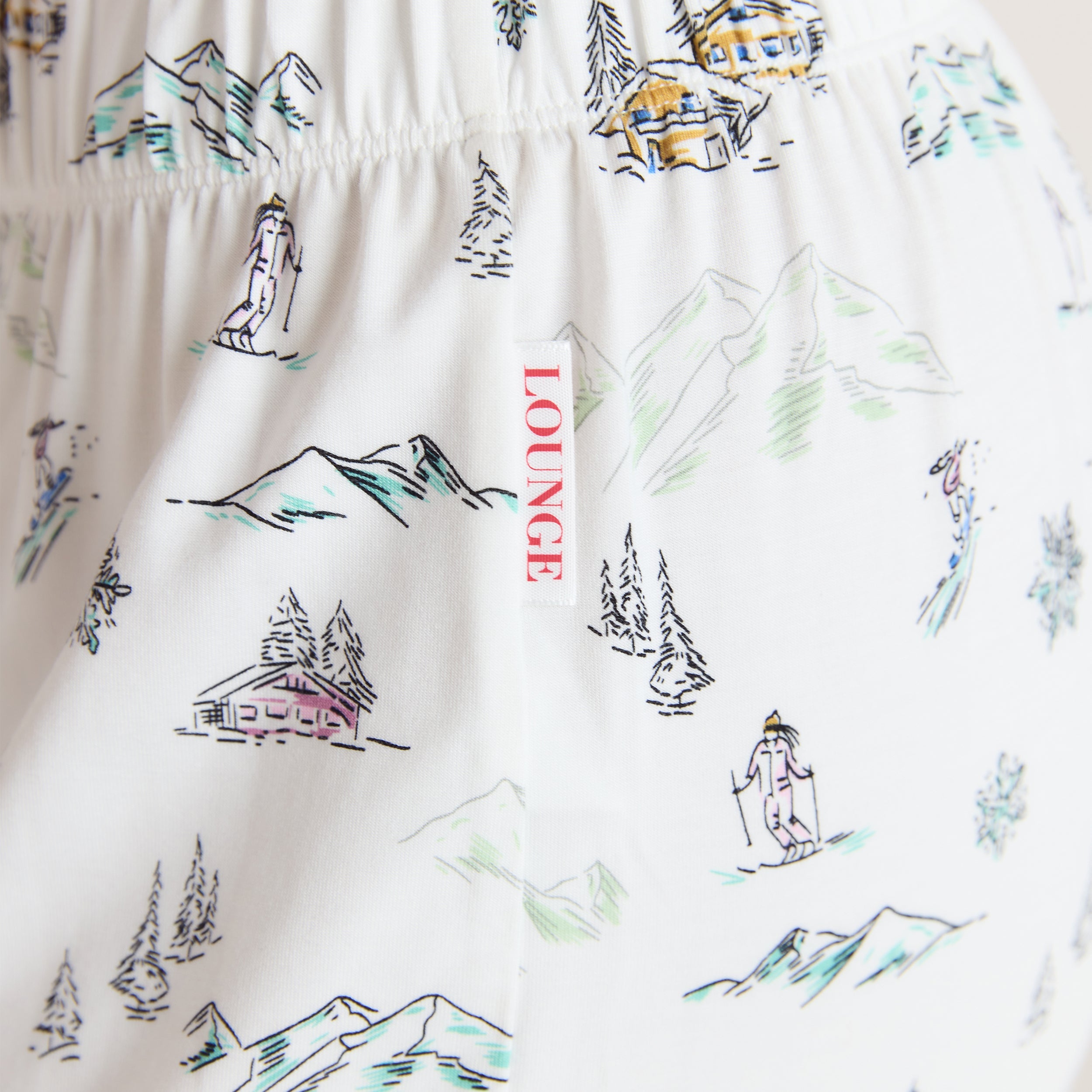 Alpine Dreams Pajama Bottoms | Alpine Dreams Pajama Bottoms - Ski Print
