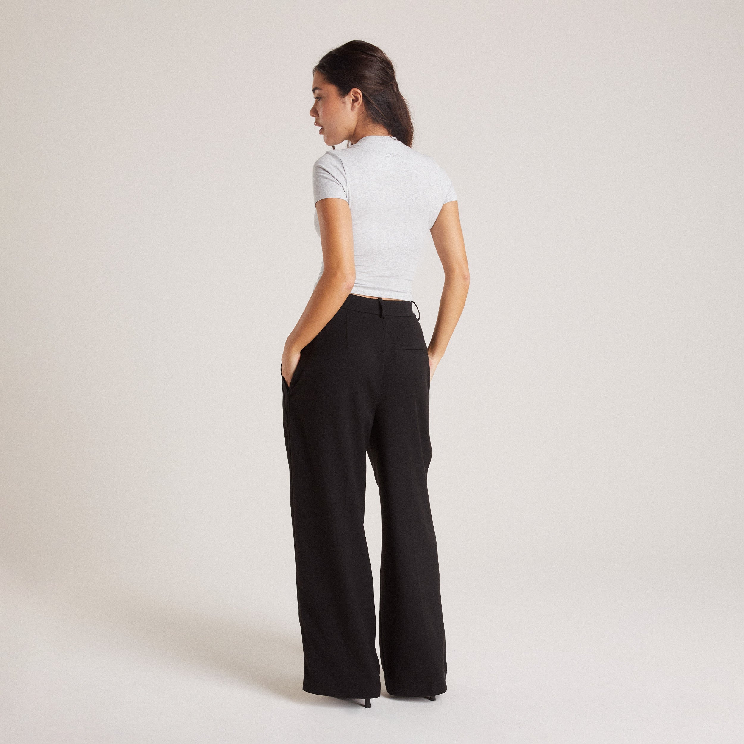 Tailored Pants | Tailored Trousers - Black