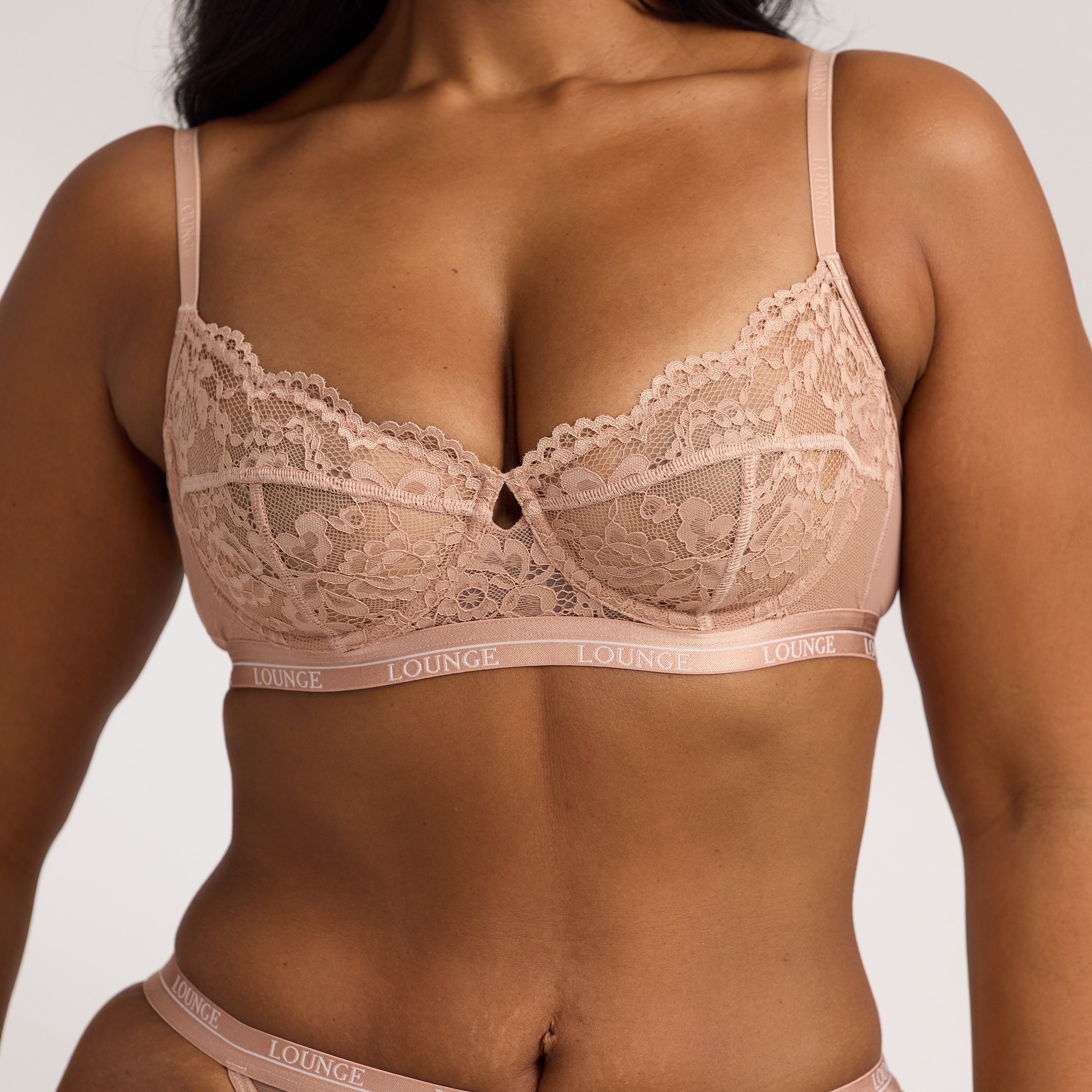 Blossom Balcony Bra | Blossom Balcony Bra  - Dusty Rose