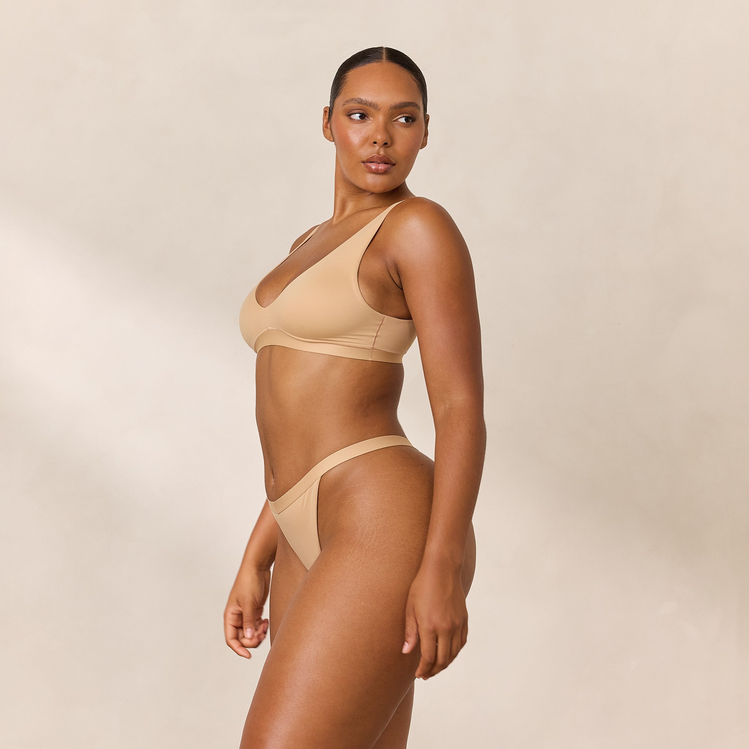 Everyday Comfort Triangle Bra | Amber, M/L