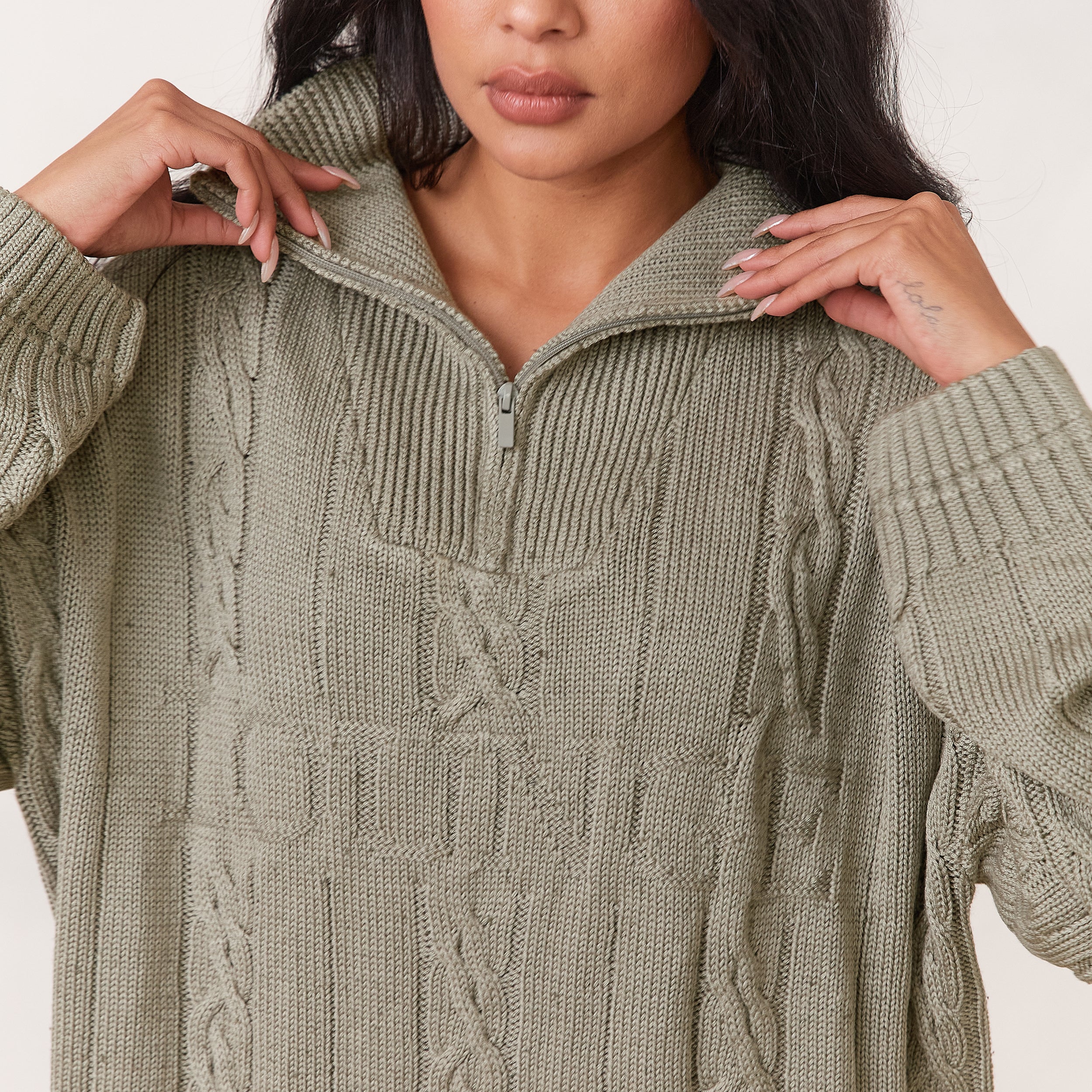 Cozy shop knit sweater