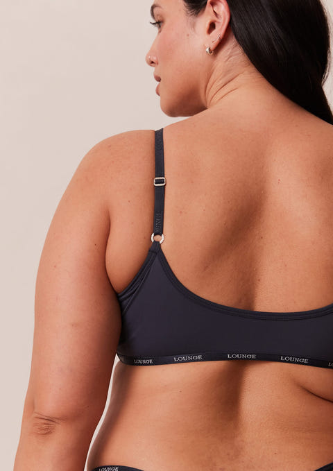 Essential Bralette - Blue Charcoal