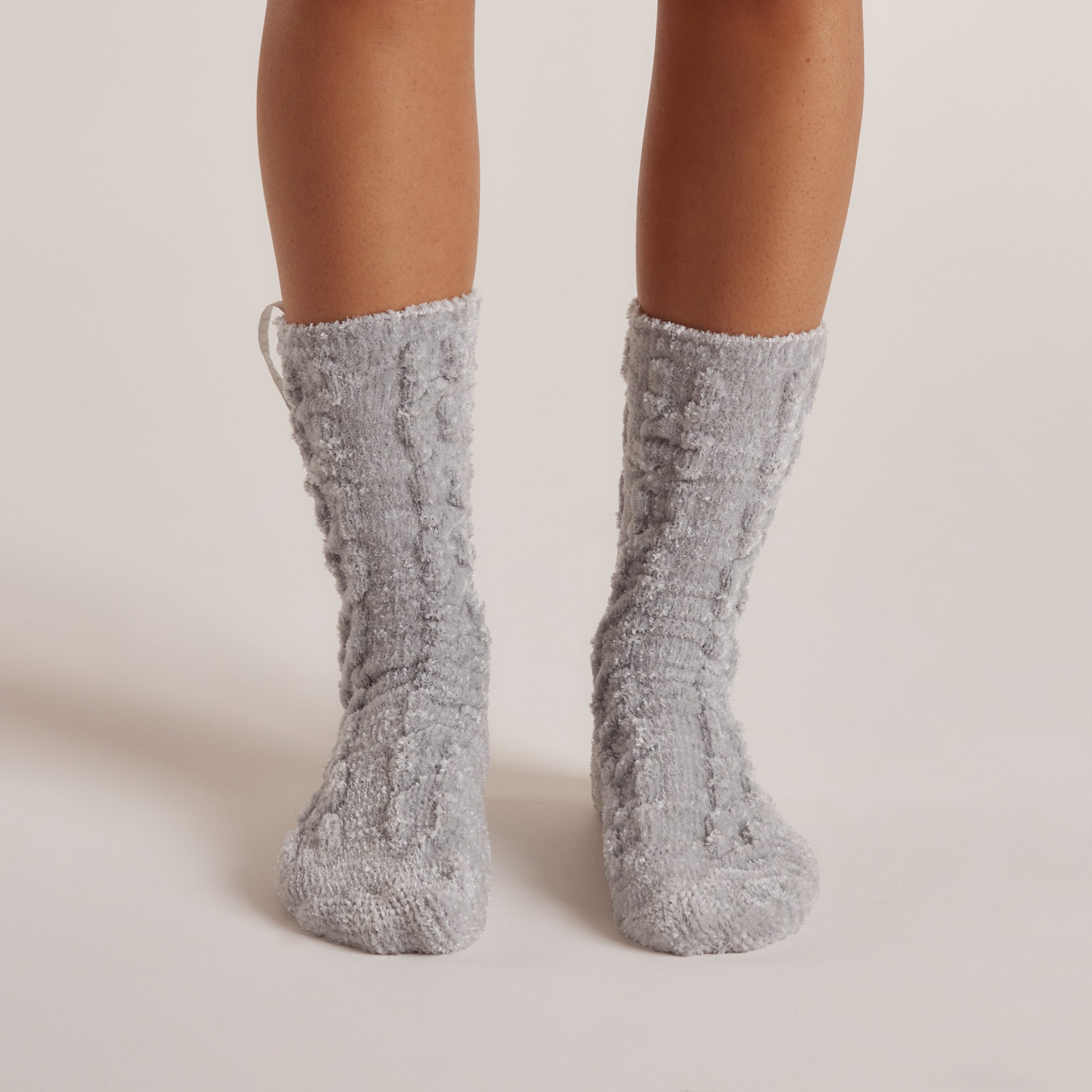 Chenille Knitted Socks | Chenille Knitted Socks - Frost