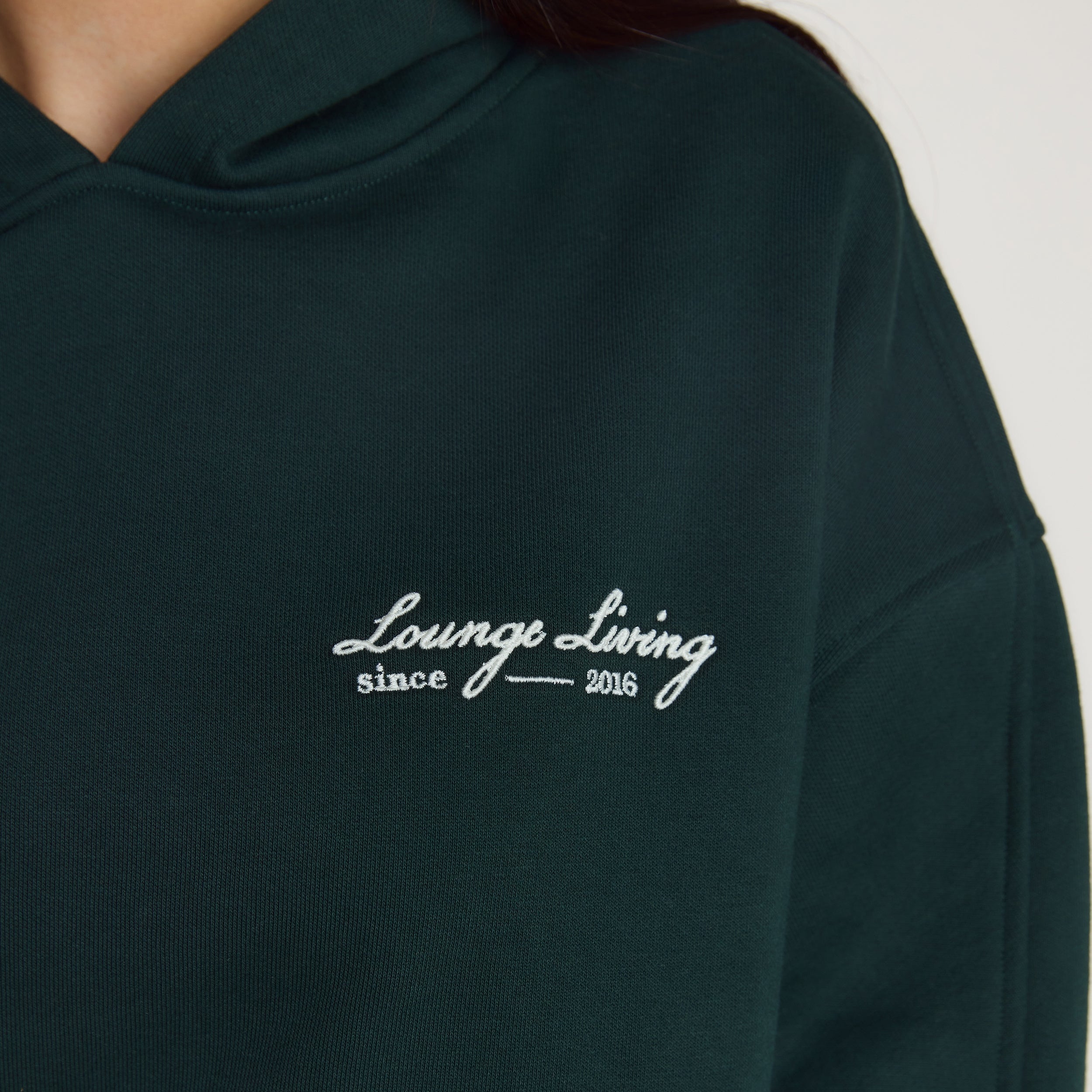 Lounge Living Hoodie | Lounge Living Hoodie - Forest Green