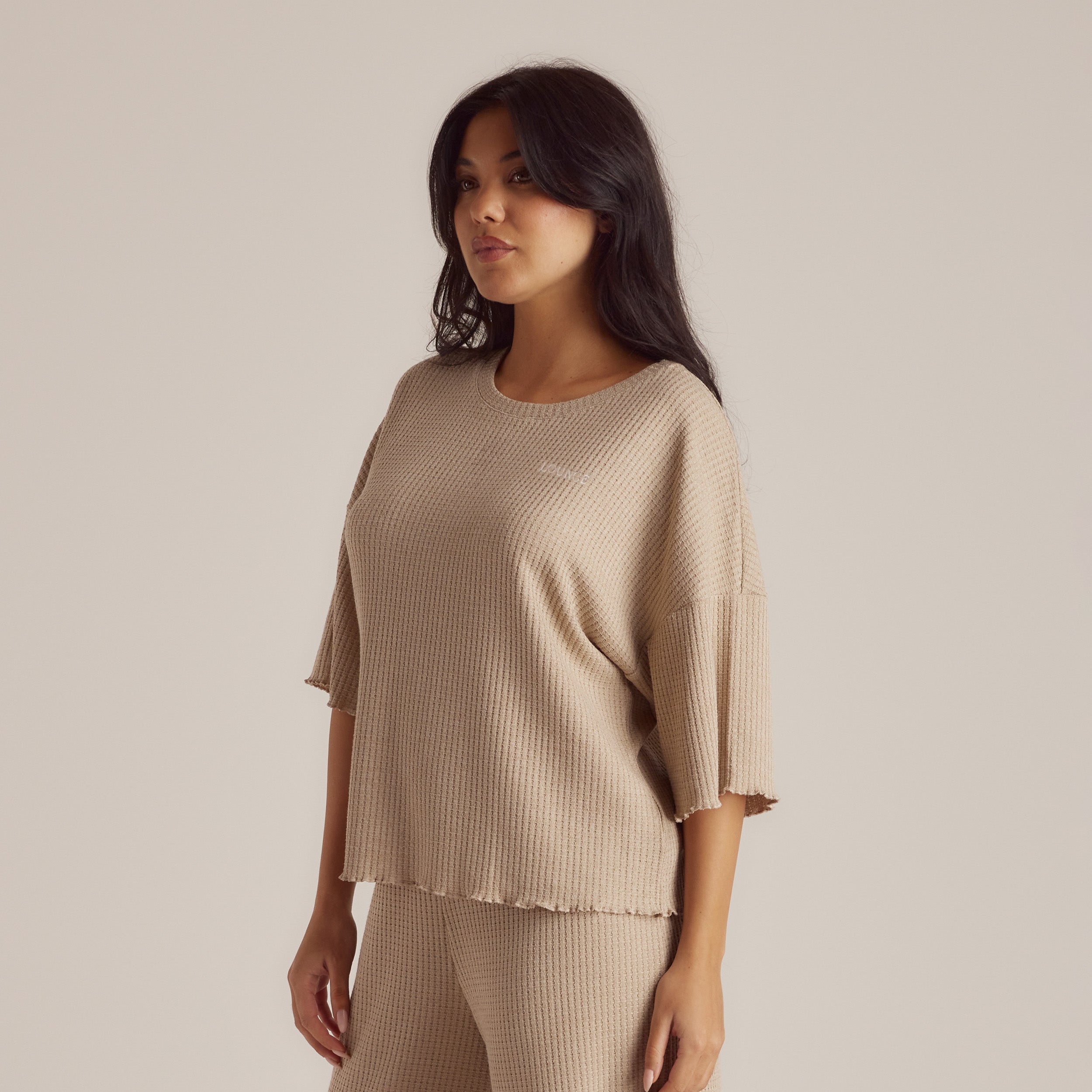 Soft Waffle Pajama Top | Imaani, S