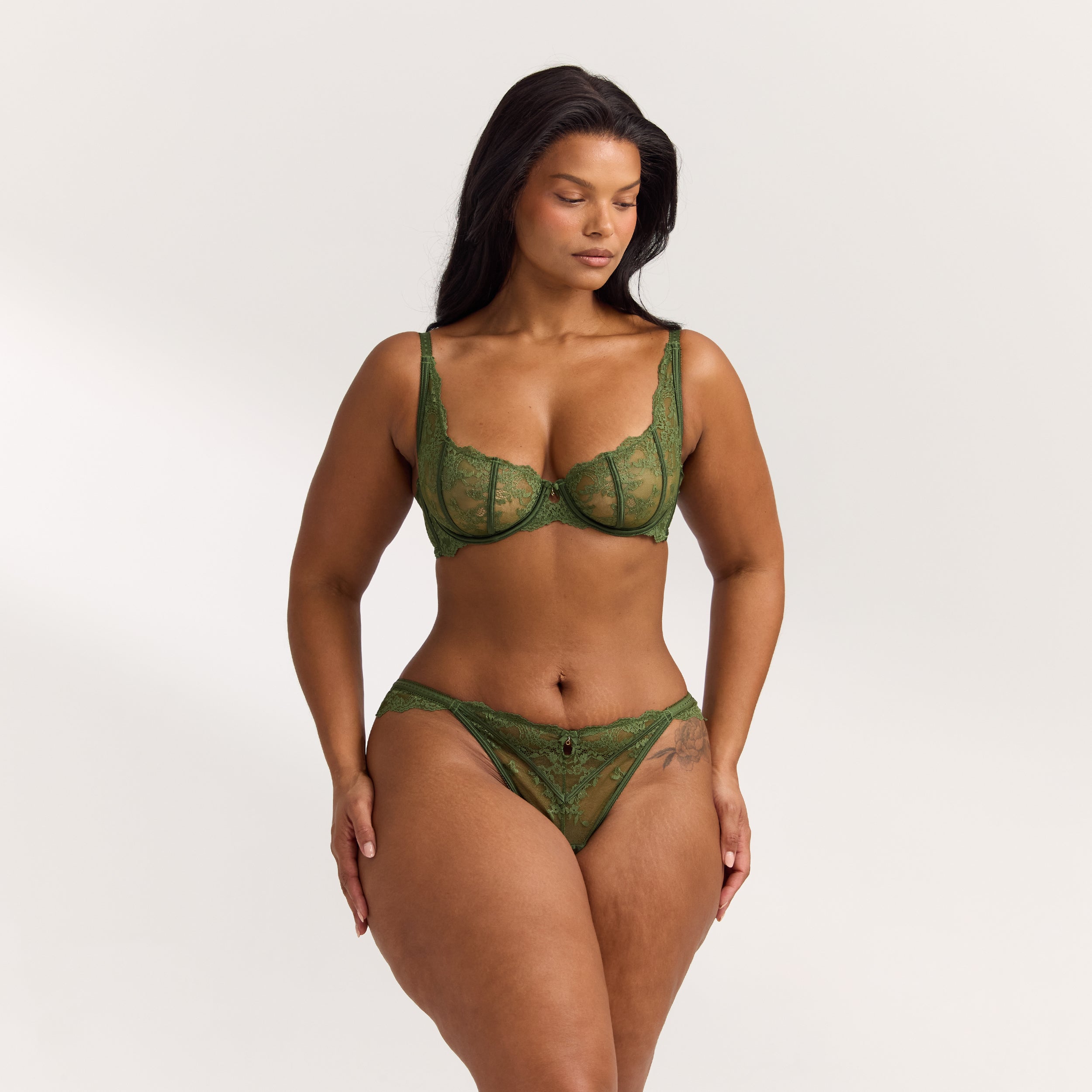 Enchant Plunge Bra | Enchant Plunge Bra - Olive