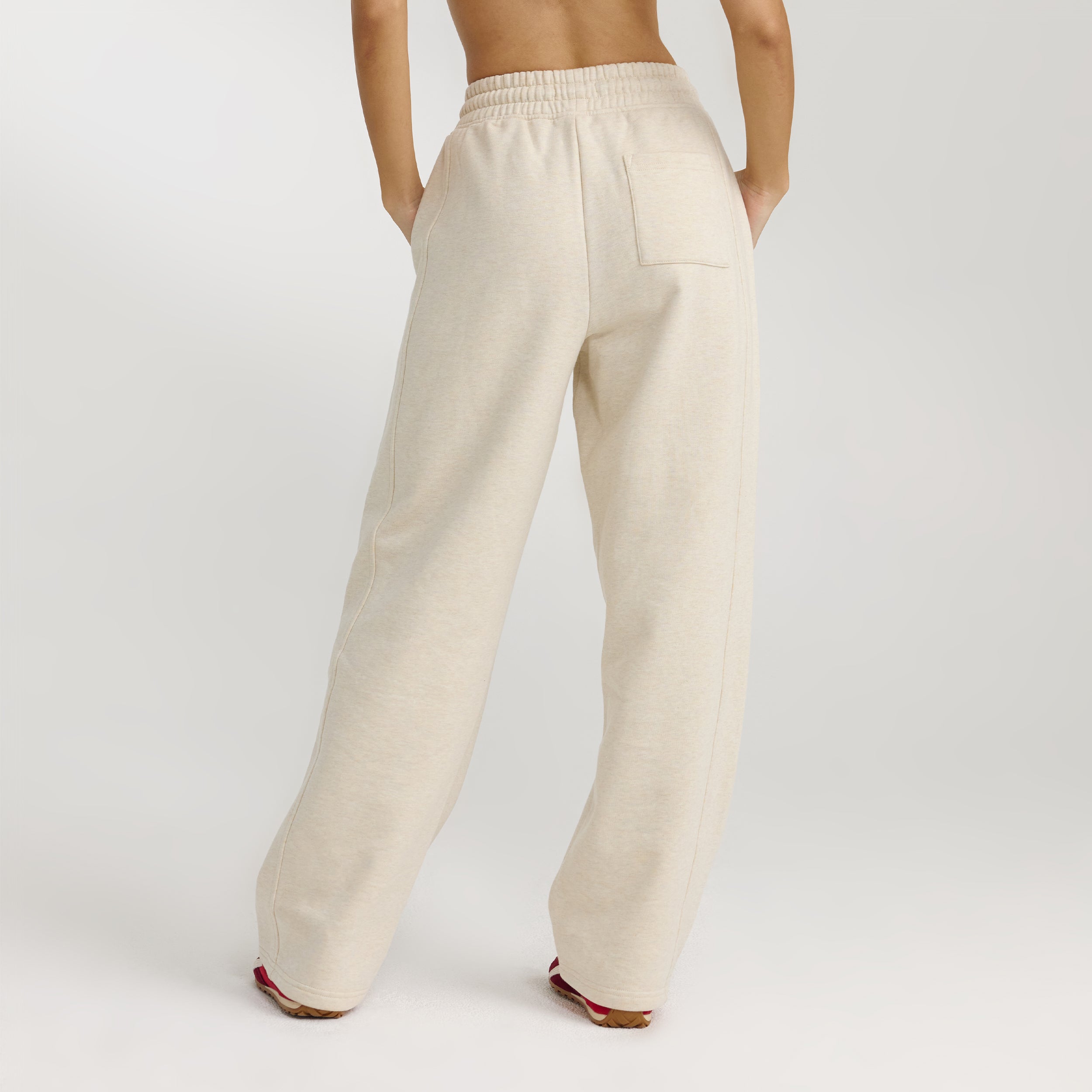 Straight-Leg Sweatpants | Straight-Leg Sweatpants - Oat Marl