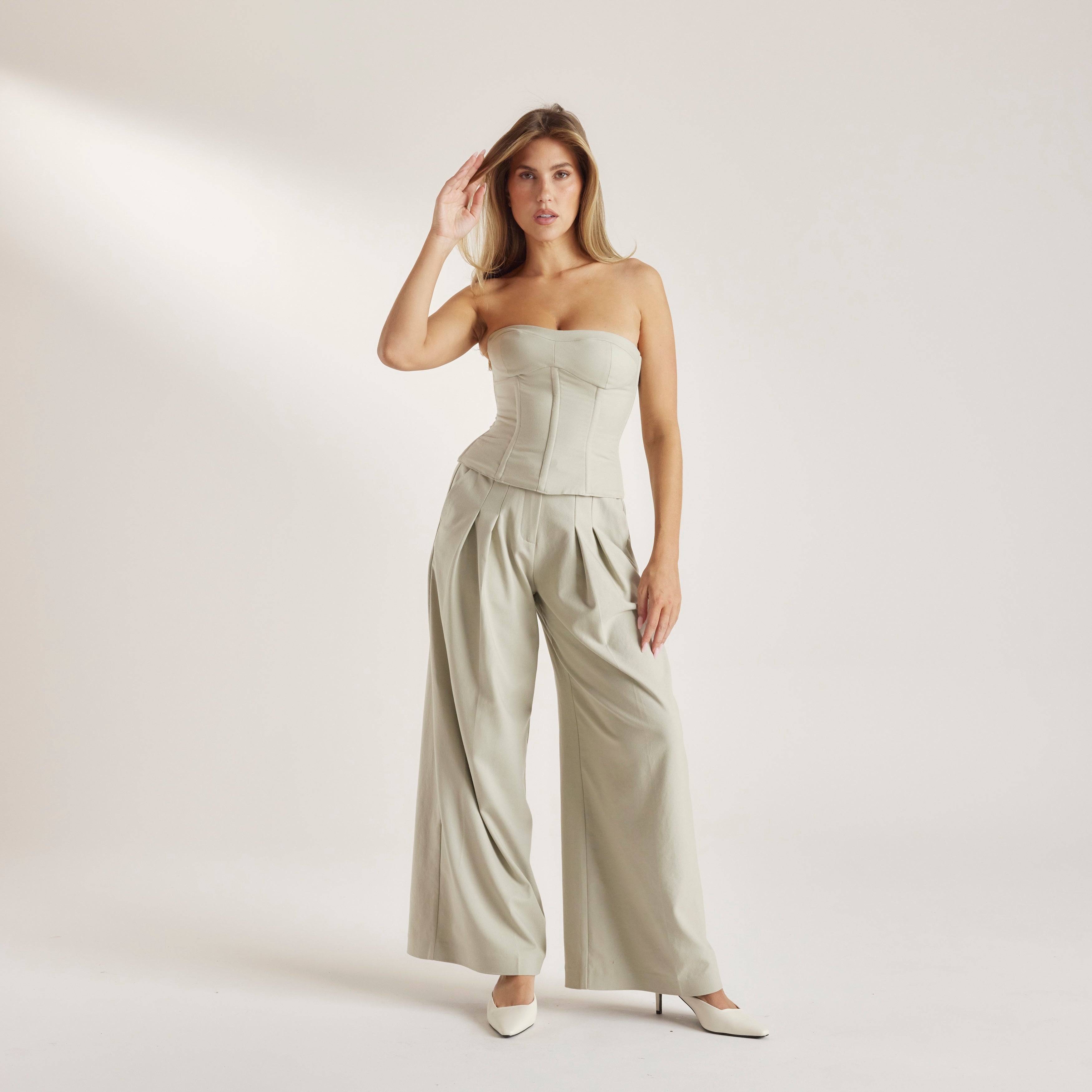 Bandeau Corset Top | Bandeau Corset Top - Sage