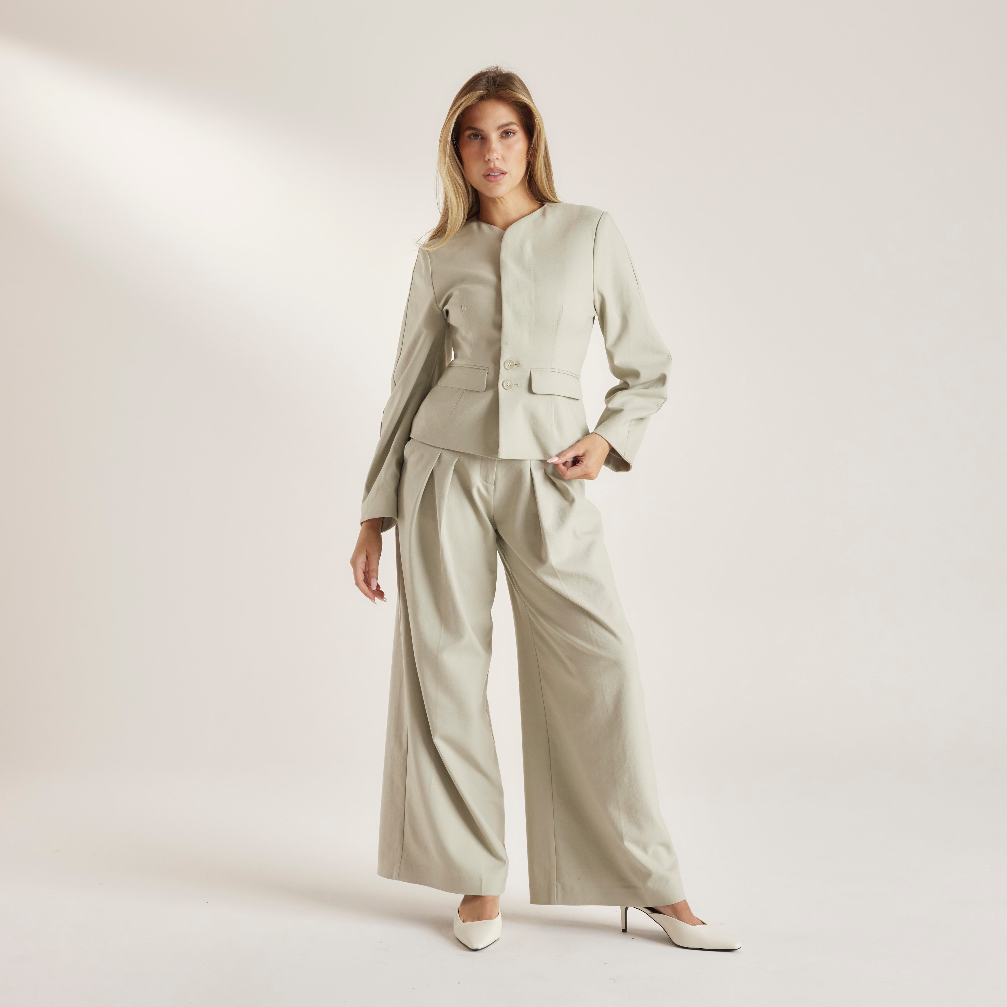 Structured Jacket | Structured Jacket - Sage