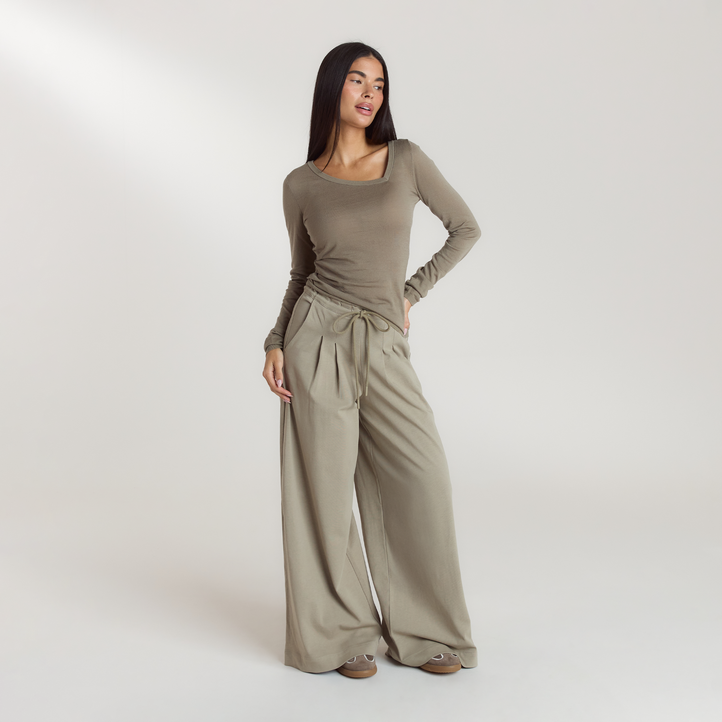 Pleated Wide Leg Pants | Pleated Wide Leg Pants - Thyme