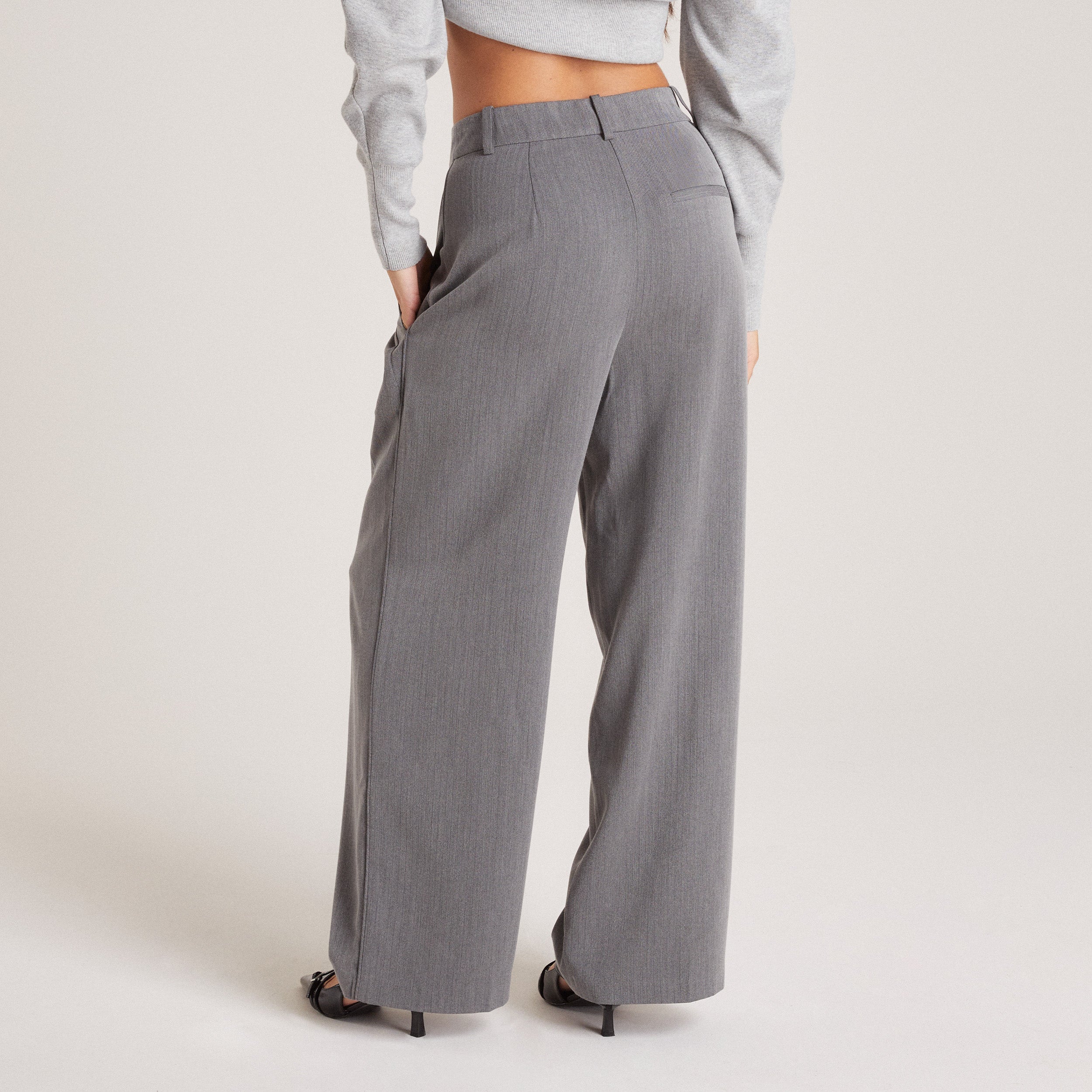 Tailored Pants | Tailored Trousers - Grey