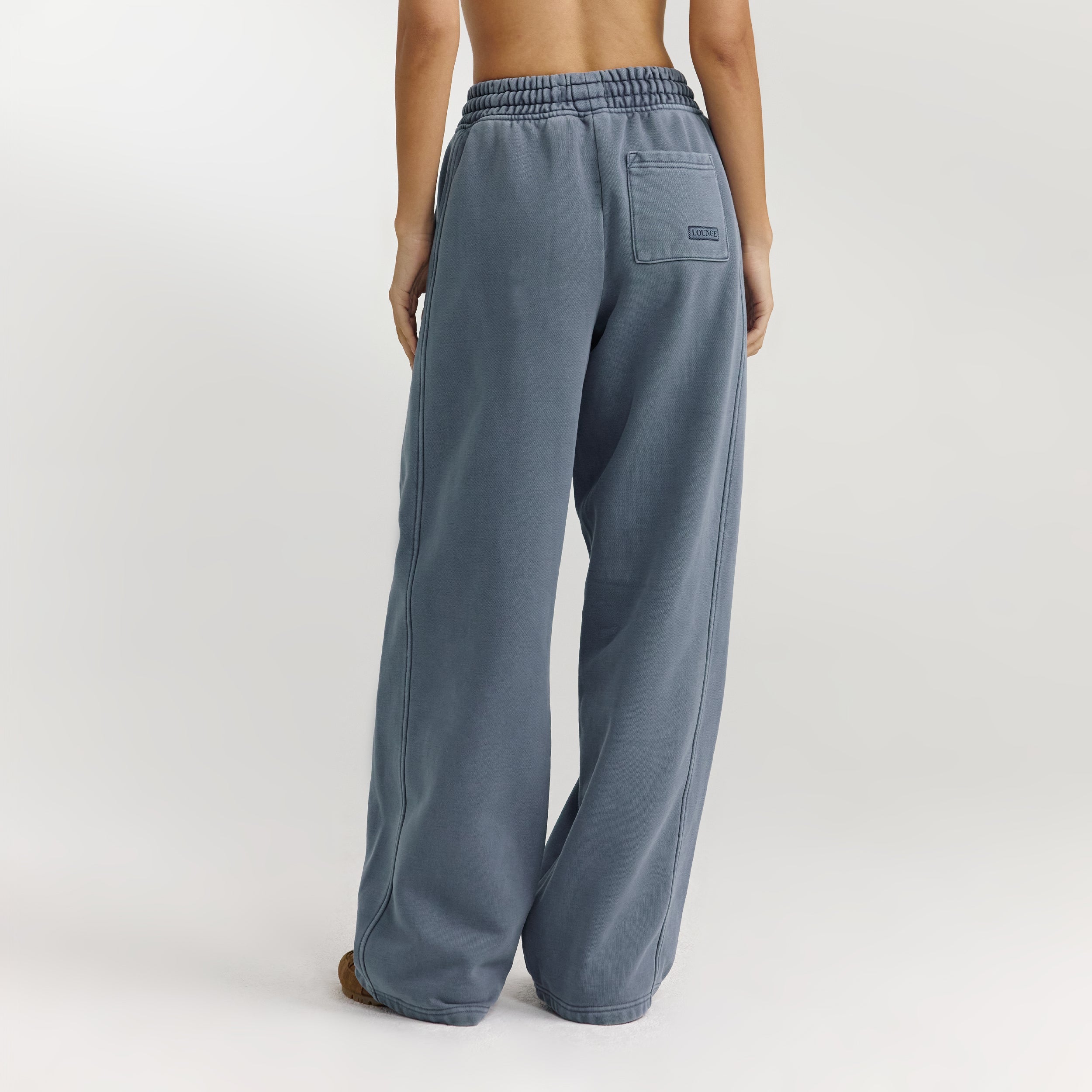 Straight-Leg Sweatpants | Straight-Leg Sweatpants - Washed Blue