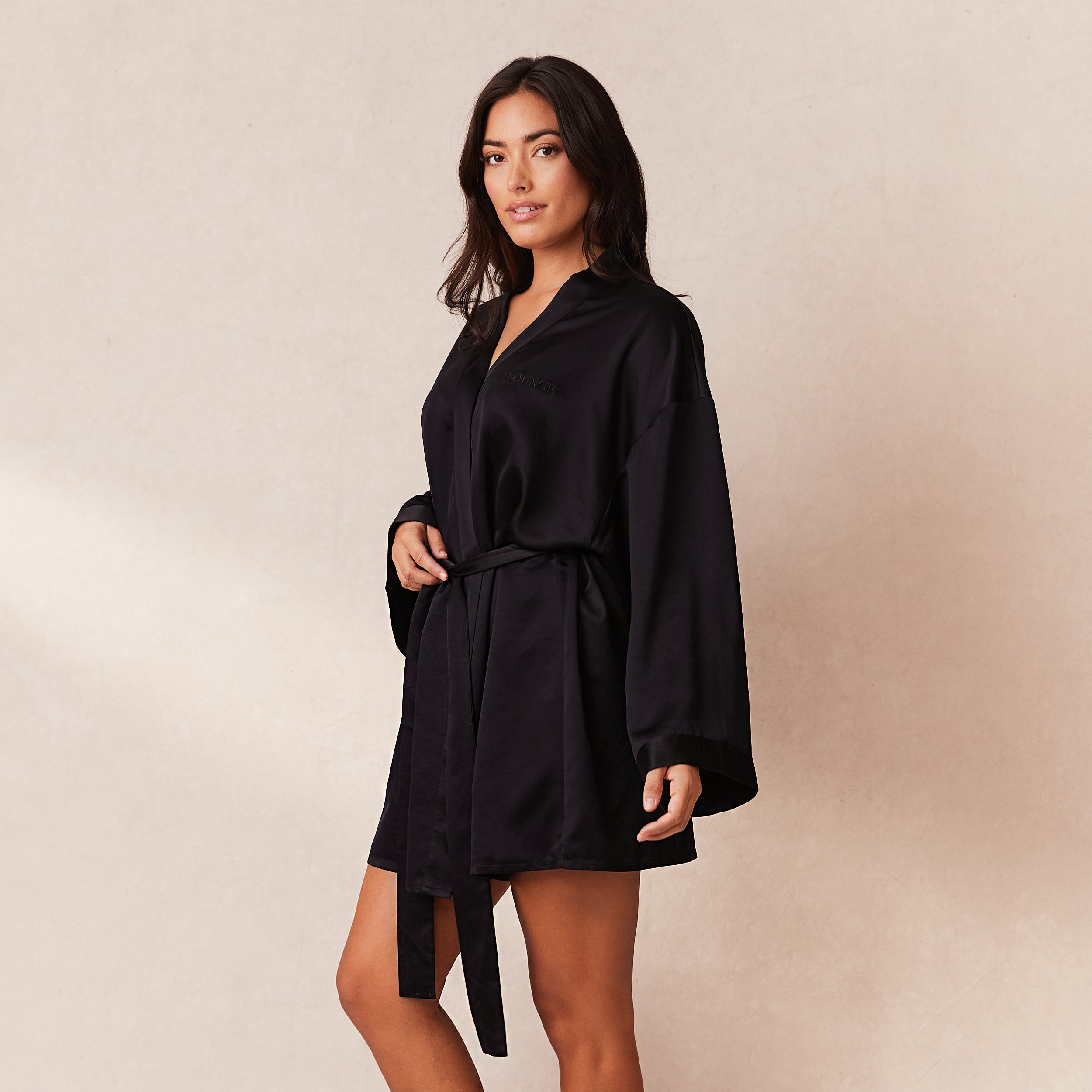 Signature Satin Robe | Samaria, S