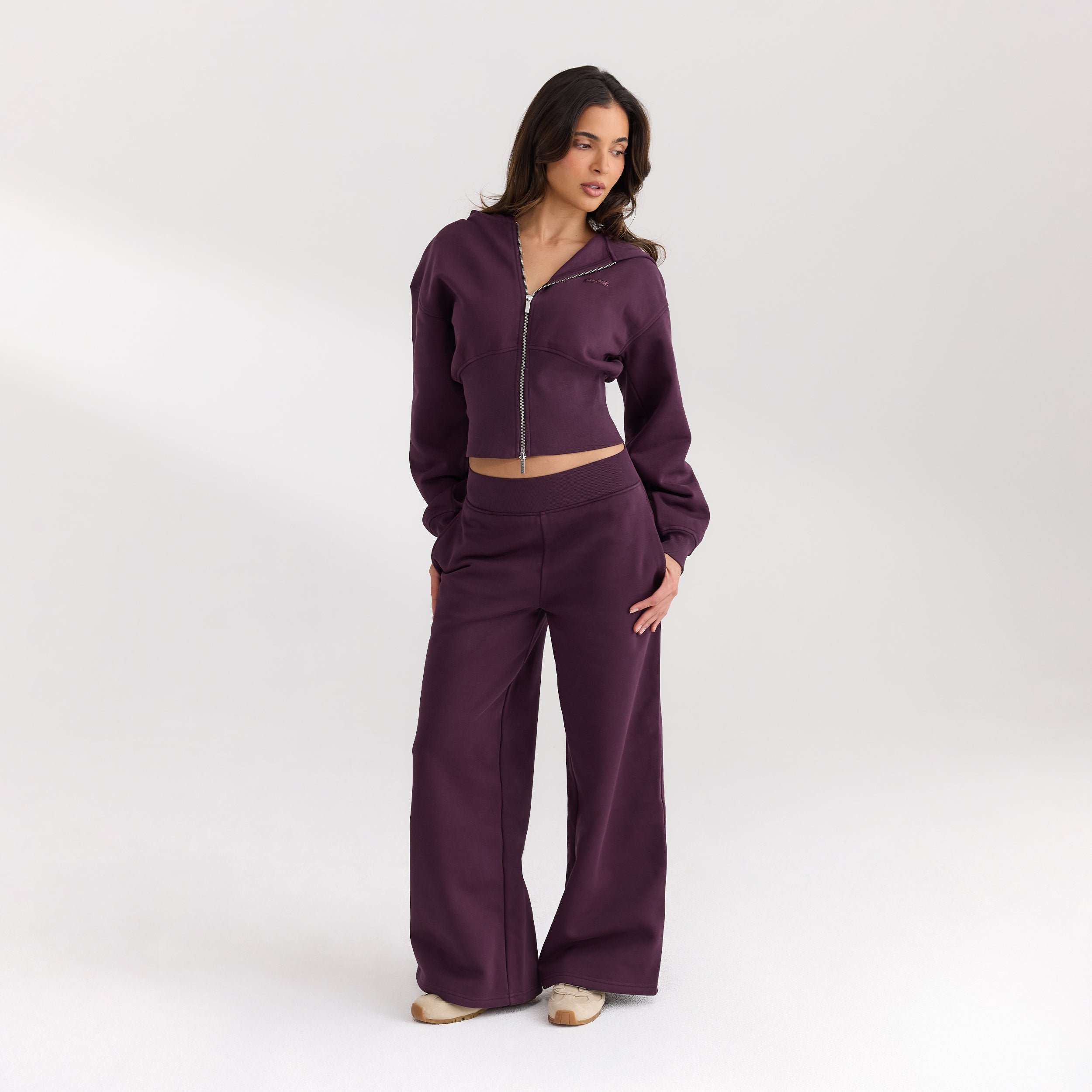 Straight-Leg Joggers | Straight-Leg Joggers - Cherry Lacquer